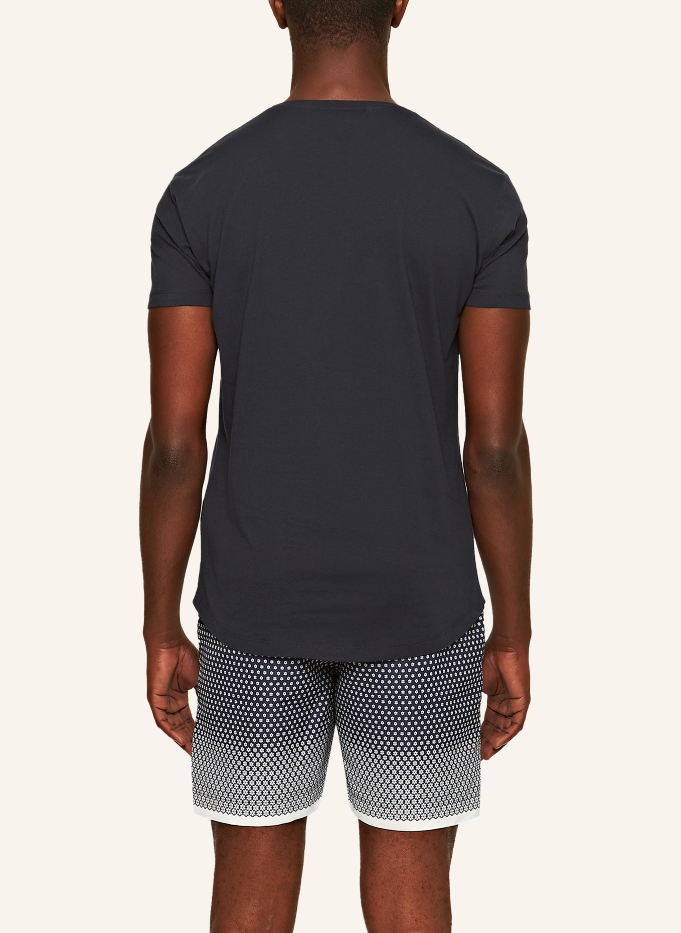 ORLEBAR BROWN T-Shirt OB-T COTTON SILK, Farbe: DUNKELBLAU (Bild 2)