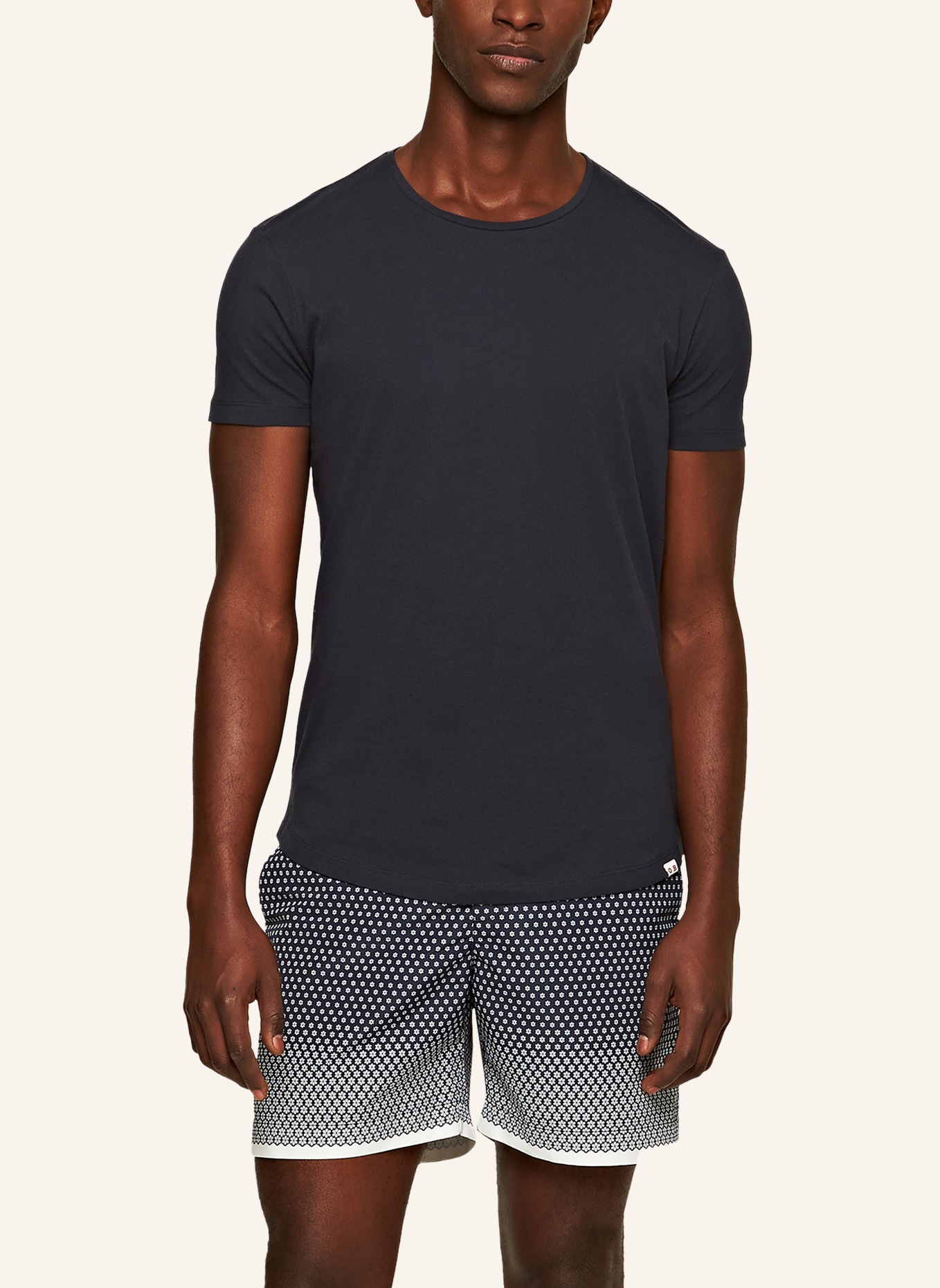 ORLEBAR BROWN T-Shirt OB-T COTTON SILK, Farbe: DUNKELBLAU (Bild 4)