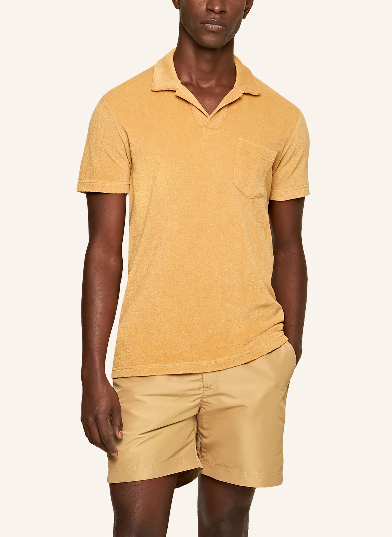 ORLEBAR BROWN Poloshirt TERRY, Farbe: CAMEL (Bild 4)