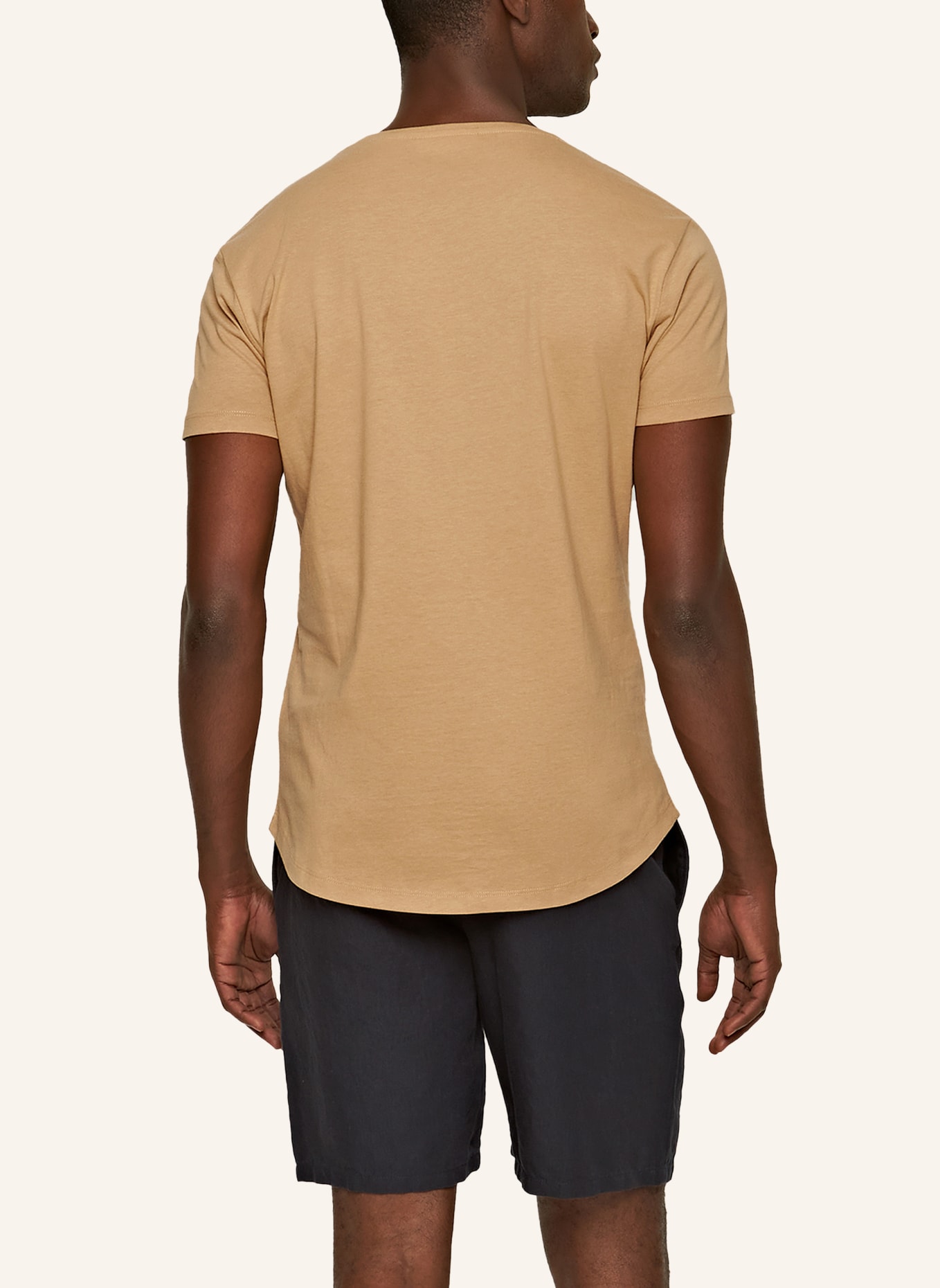 ORLEBAR BROWN T-Shirt OB-T COTTON SILK, Farbe: CAMEL (Bild 2)