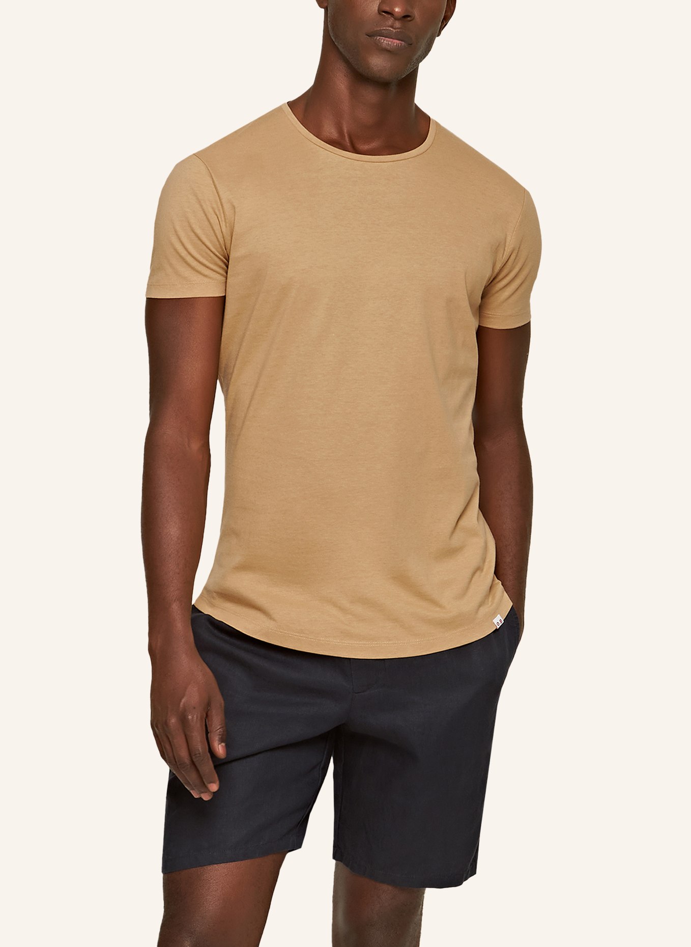 ORLEBAR BROWN T-Shirt OB-T COTTON SILK, Farbe: CAMEL (Bild 4)