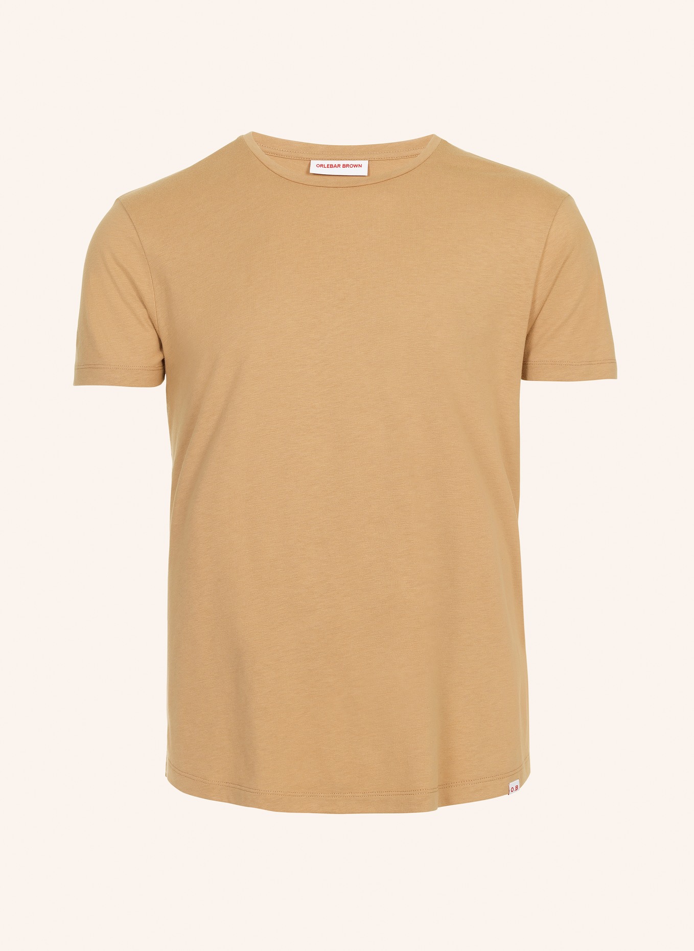ORLEBAR BROWN T-Shirt OB-T COTTON SILK, Farbe: CAMEL (Bild 1)