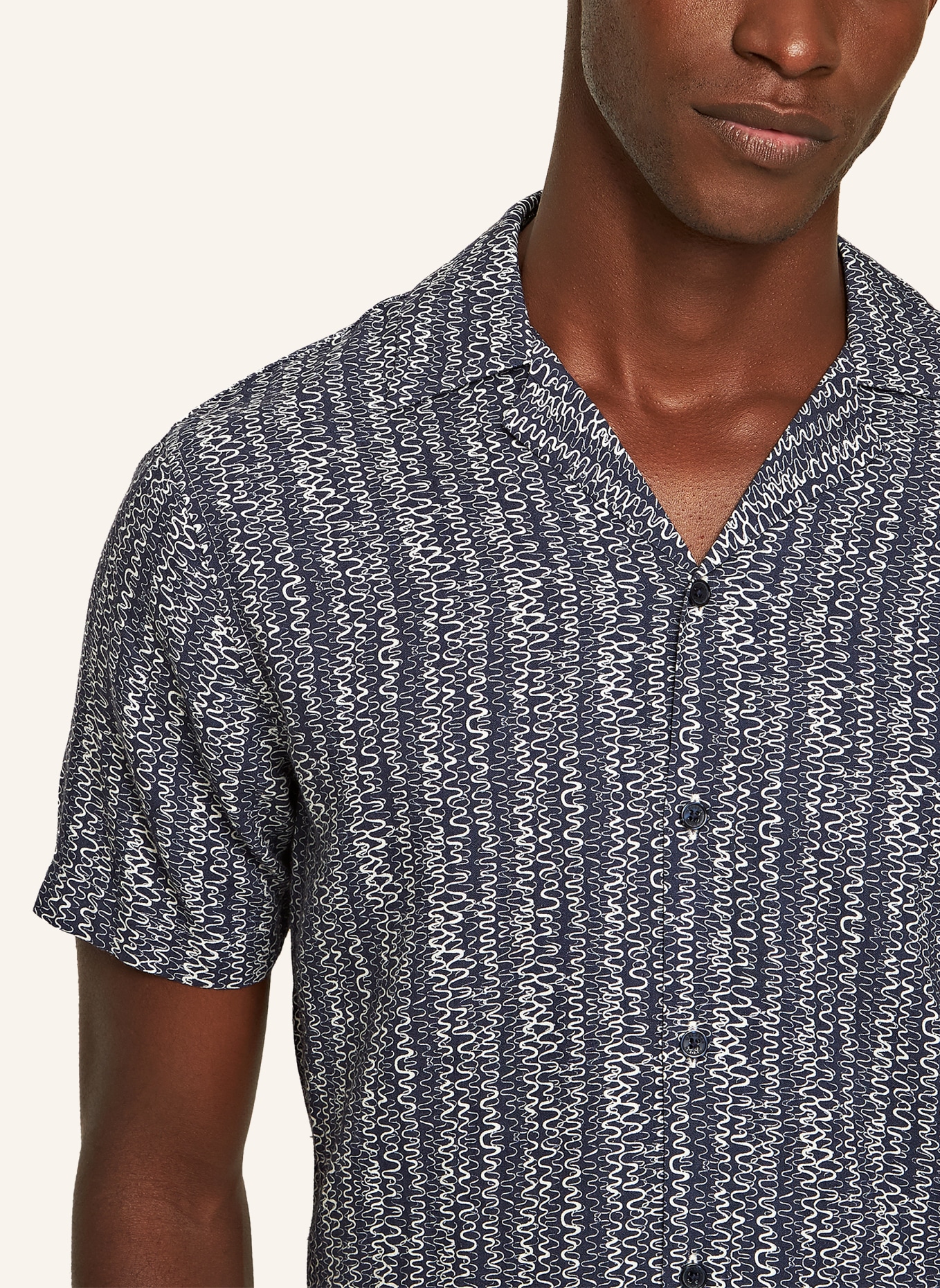 ORLEBAR BROWN Casual-Hemden TRAVIS WAVIE, Farbe: BLAU (Bild 3)