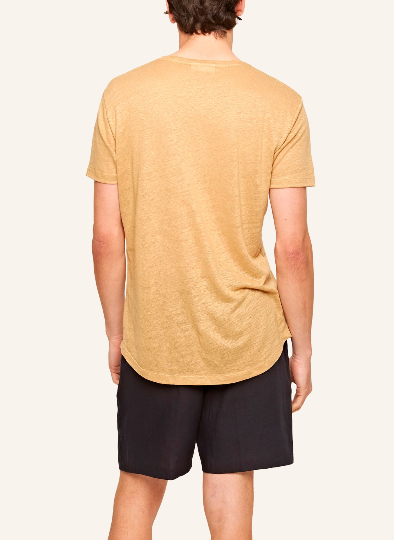 ORLEBAR BROWN T-Shirt OB-T LINEN, Farbe: CAMEL (Bild 2)