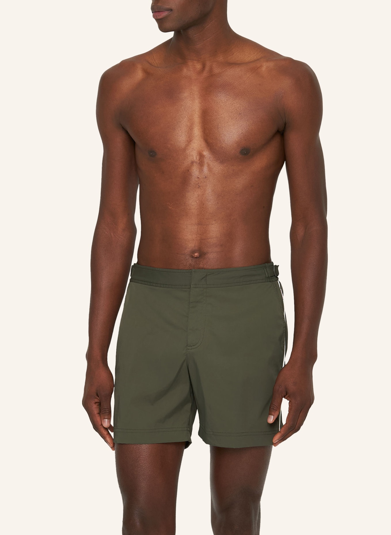 ORLEBAR BROWN Badeshorts BULLDOG STRETCH, Farbe: DUNKELGRÜN (Bild 3)