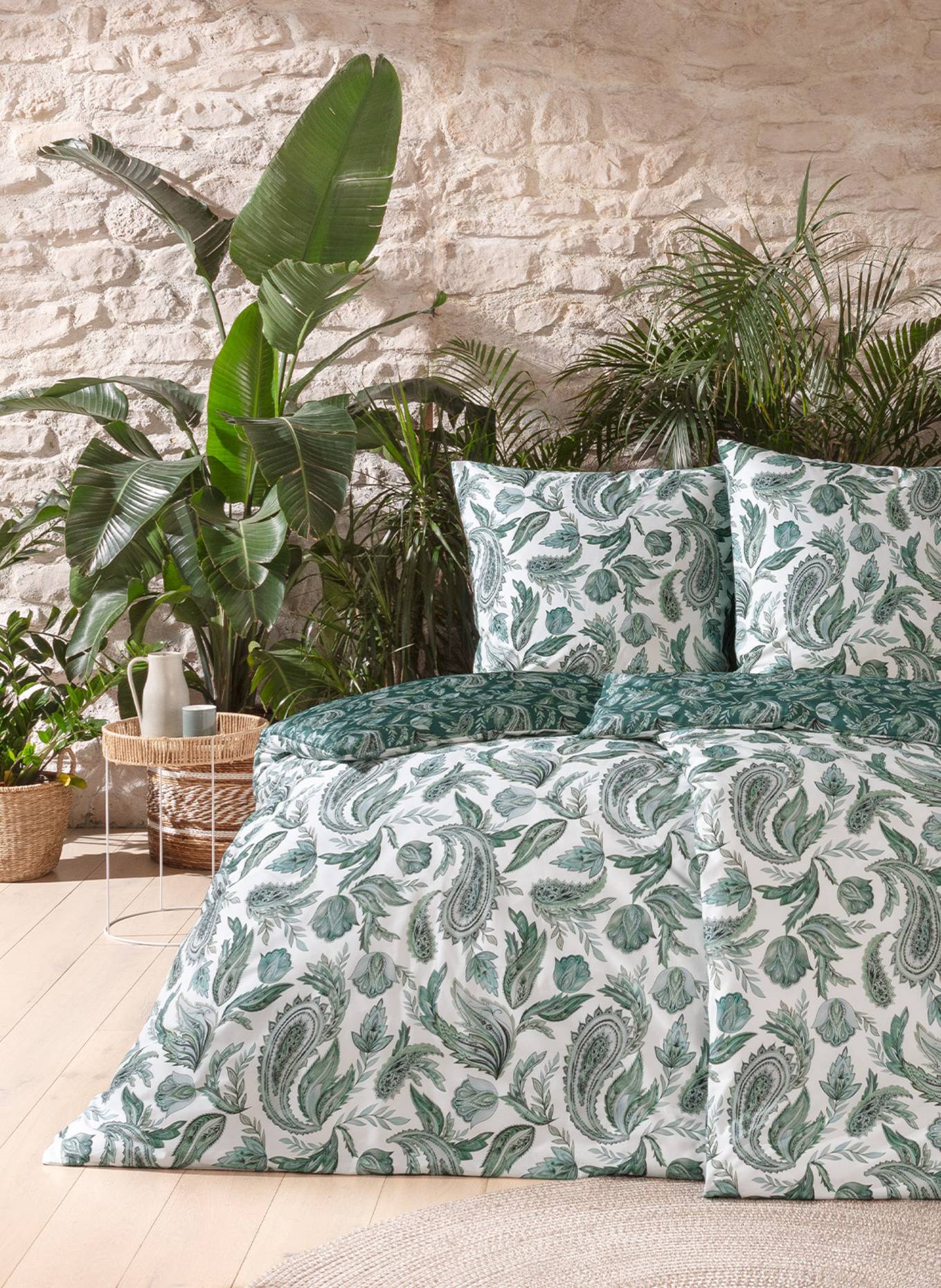 ESTELLA Bettwäsche MEDINA: PETROL