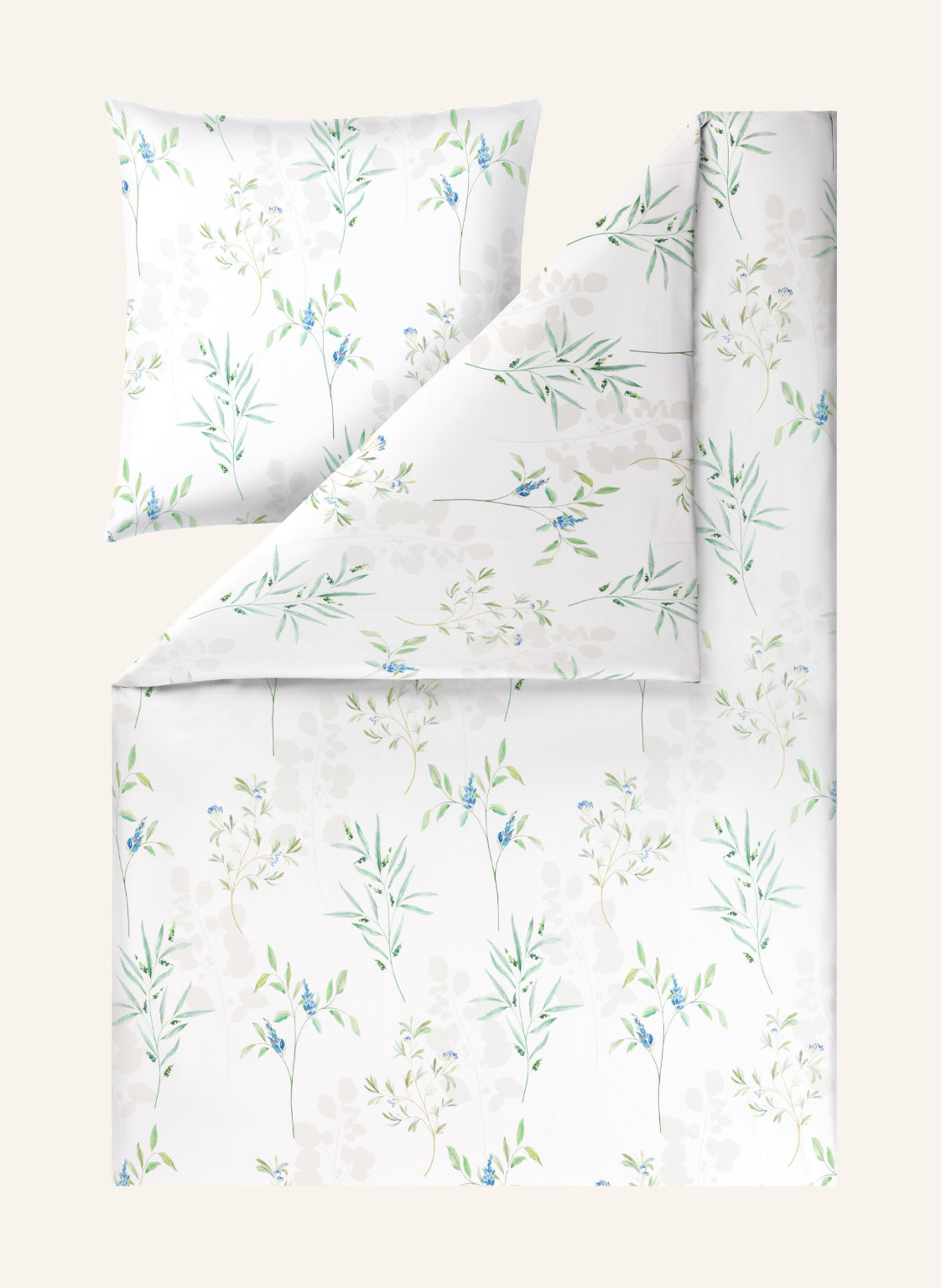 ESTELLA Bettwäsche FABIA: DUNKELBLAU/ BLAU/ HELLBLAU