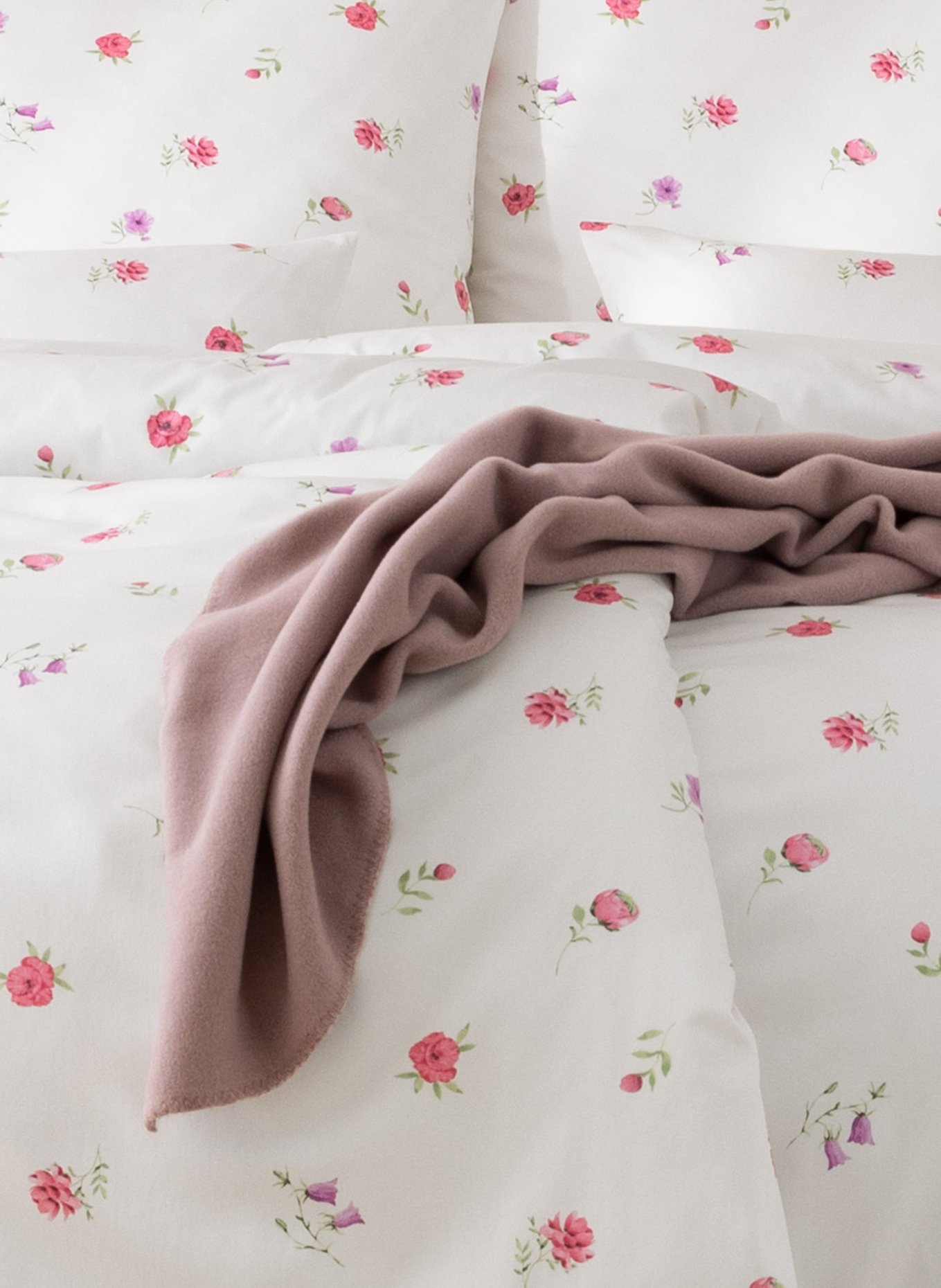 ESTELLA Bettwäsche MARION: ROT/ DUNKELROT