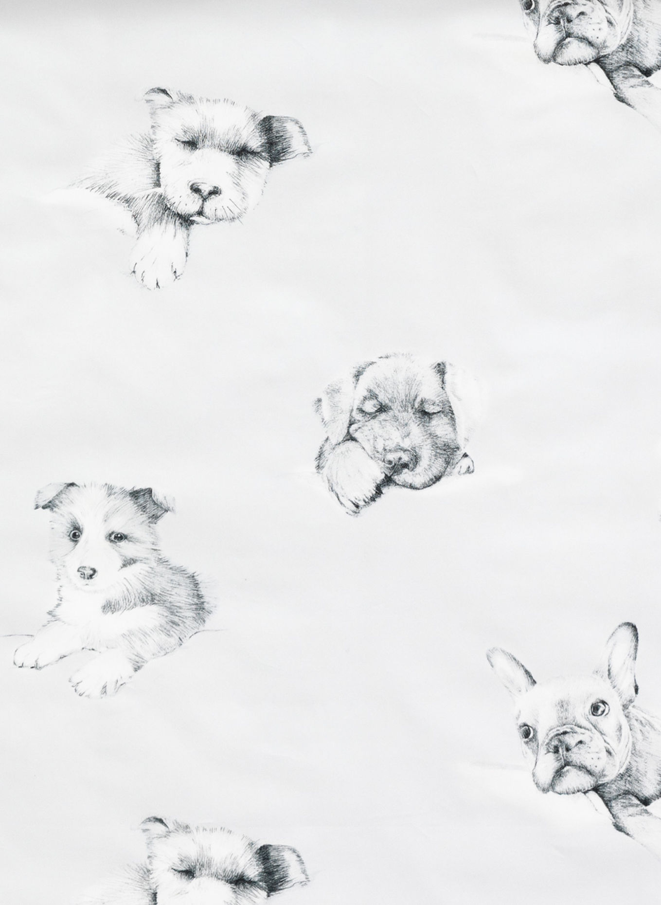 ESTELLA Bettwäsche DOGS: SILBER