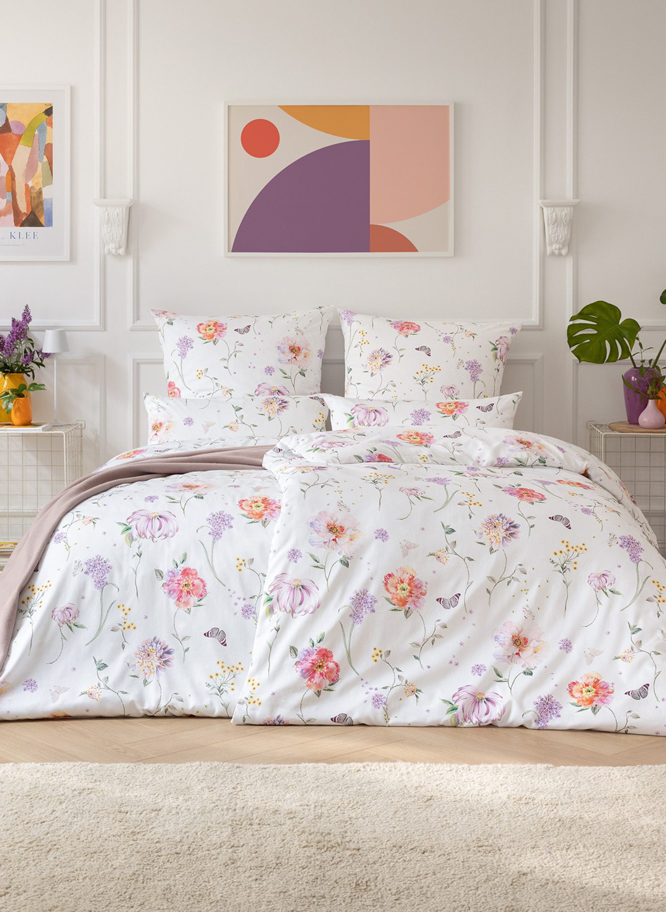 ESTELLA Bettwäsche ALUNA: HELLROSA