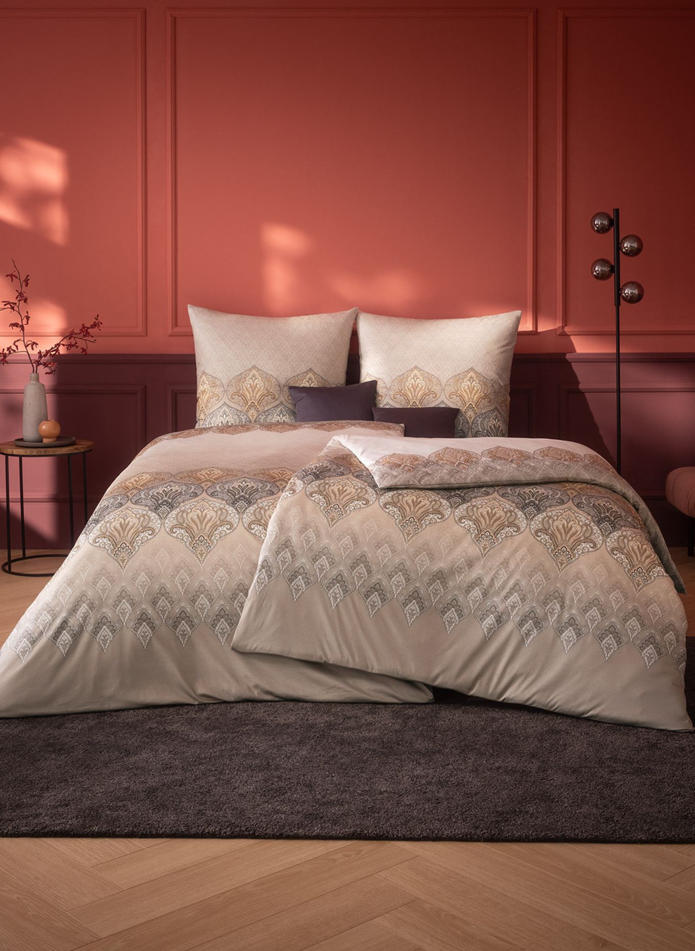 ESTELLA Bettwäsche SOPHIA: HELLBRAUN