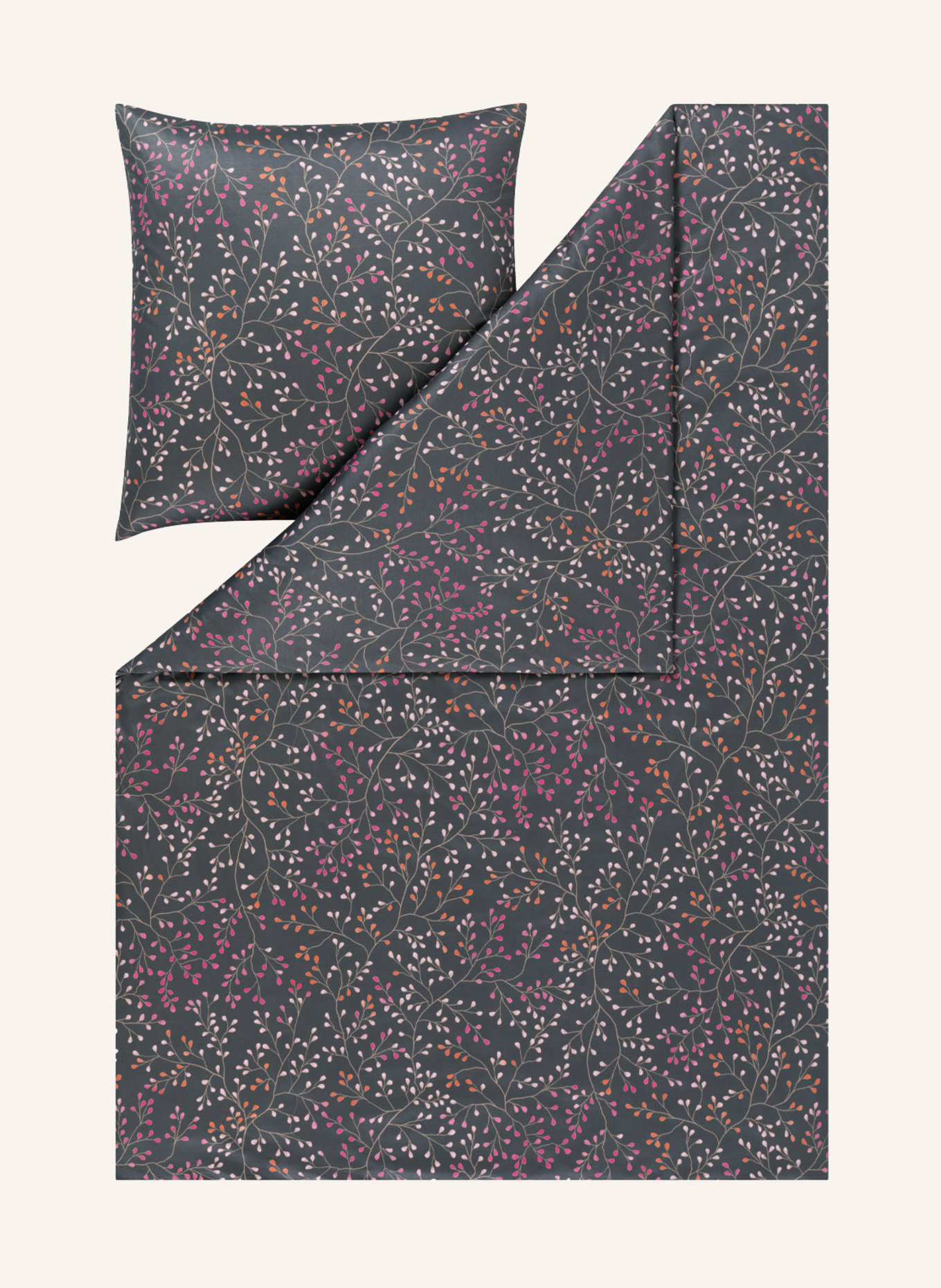 ESTELLA Bettwäsche ALINE: GRAU