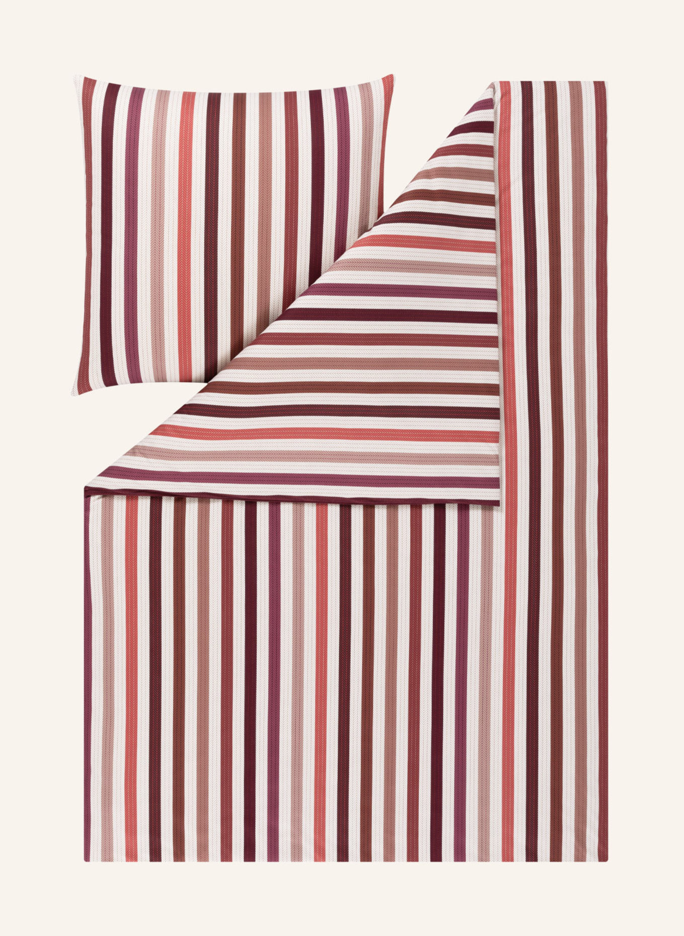 ESTELLA Bettwäsche TAVARO: DUNKELROT