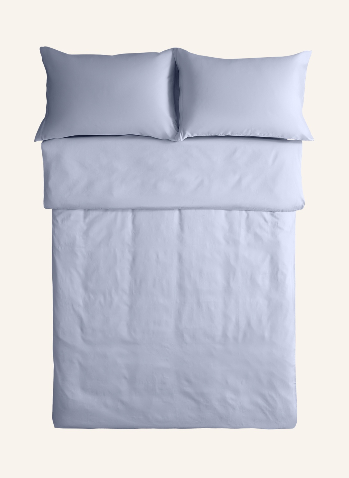 ROYFORT Kissenbezug BAUMWOLLE: HELLBLAU