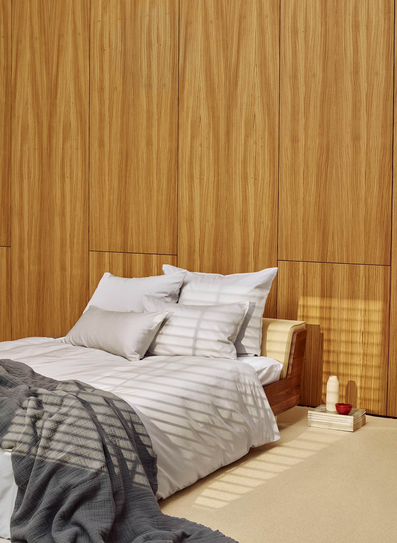 ROYFORT Kissenbezug BAUMWOLLE: HELLGRAU