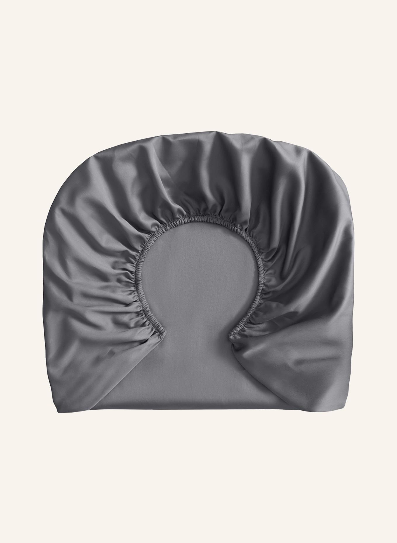 ROYFORT Spannbettlaken BAUMWOLLE: DUNKELGRAU