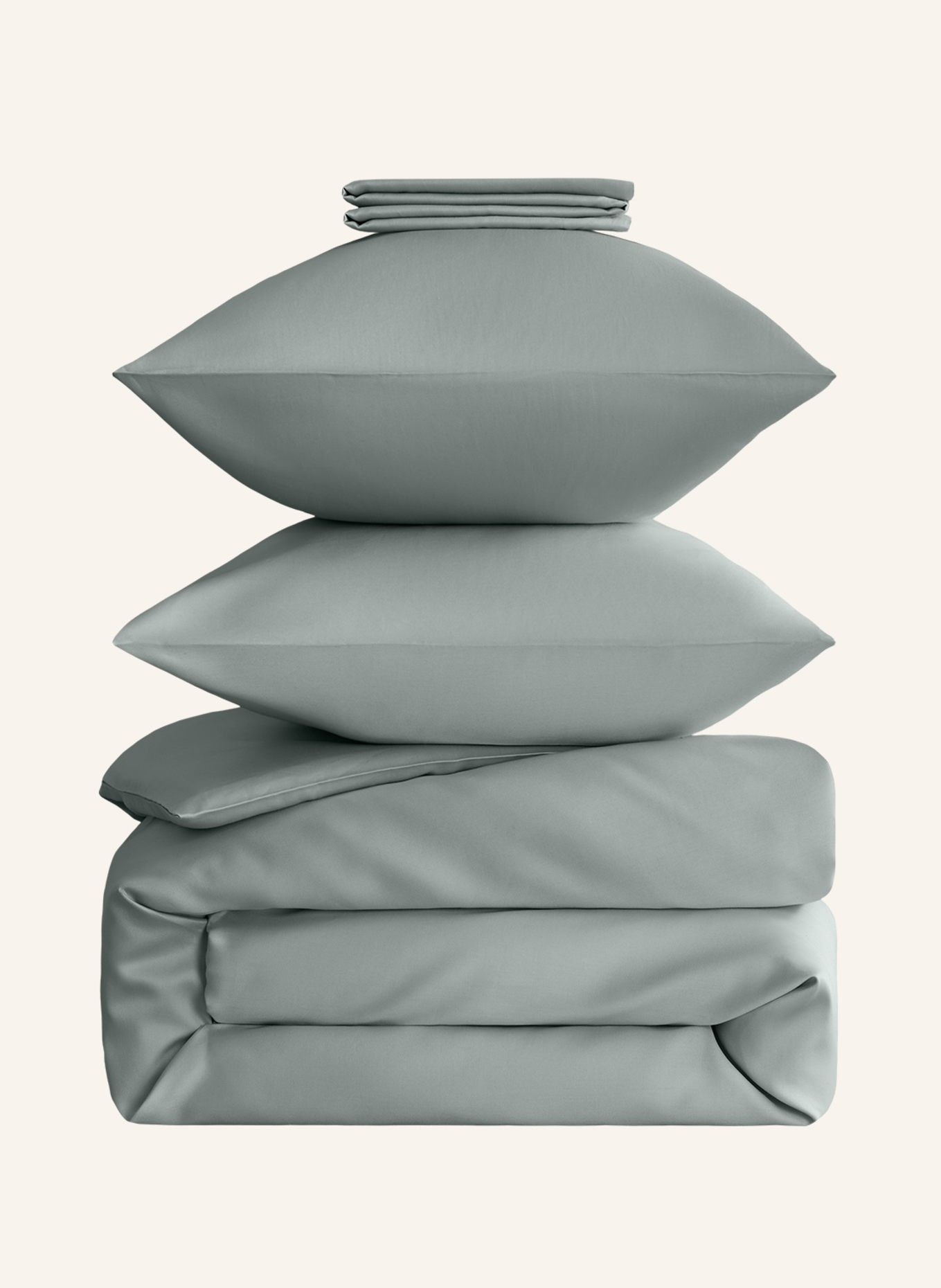 ROYFORT Bettwäsche-Set BAUMWOLLE: MINT