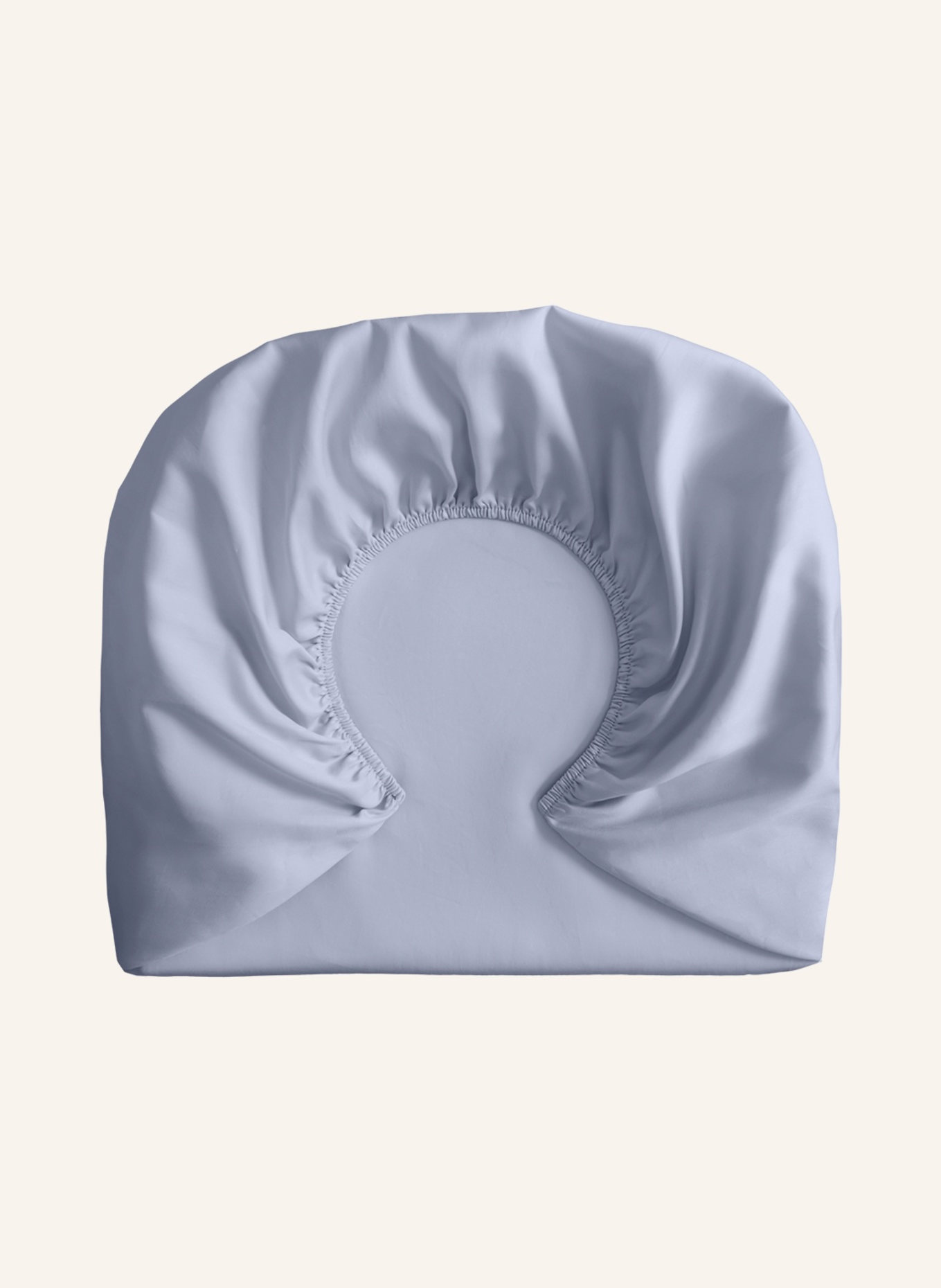 ROYFORT Spannbettlaken BAUMWOLLE: HELLBLAU