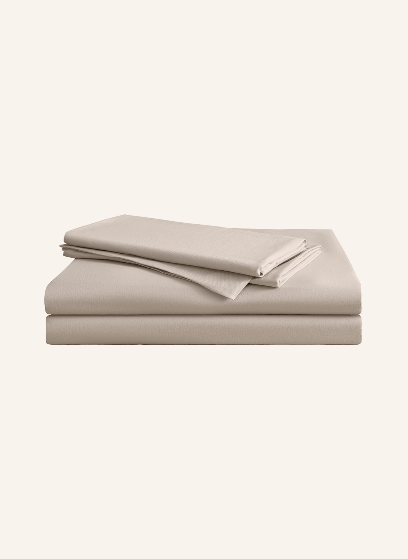 ROYFORT Bettbezug BAUMWOLLE-CASHMERE: TAUPE