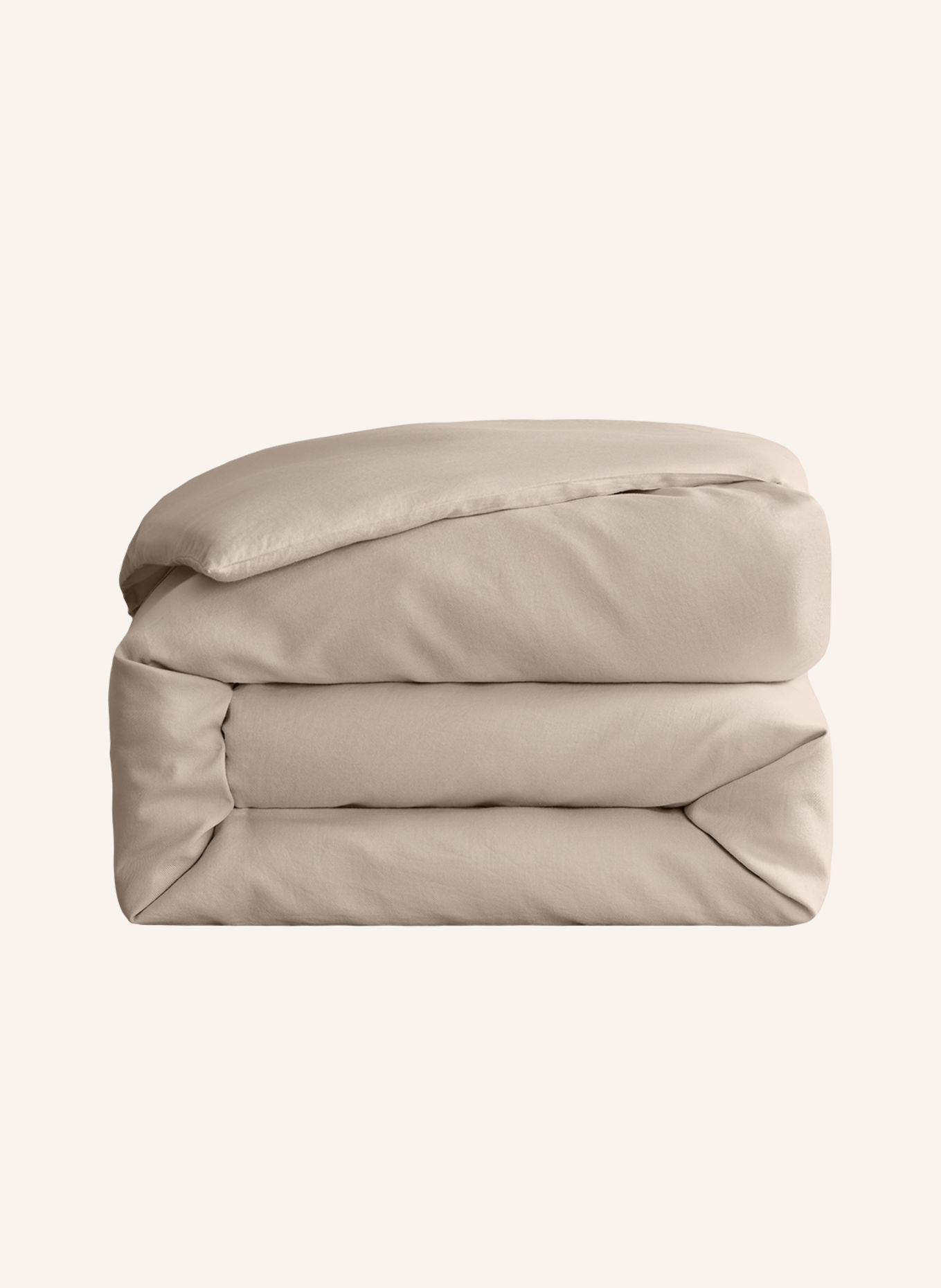 ROYFORT Bettbezug BAUMWOLLE-CASHMERE: TAUPE