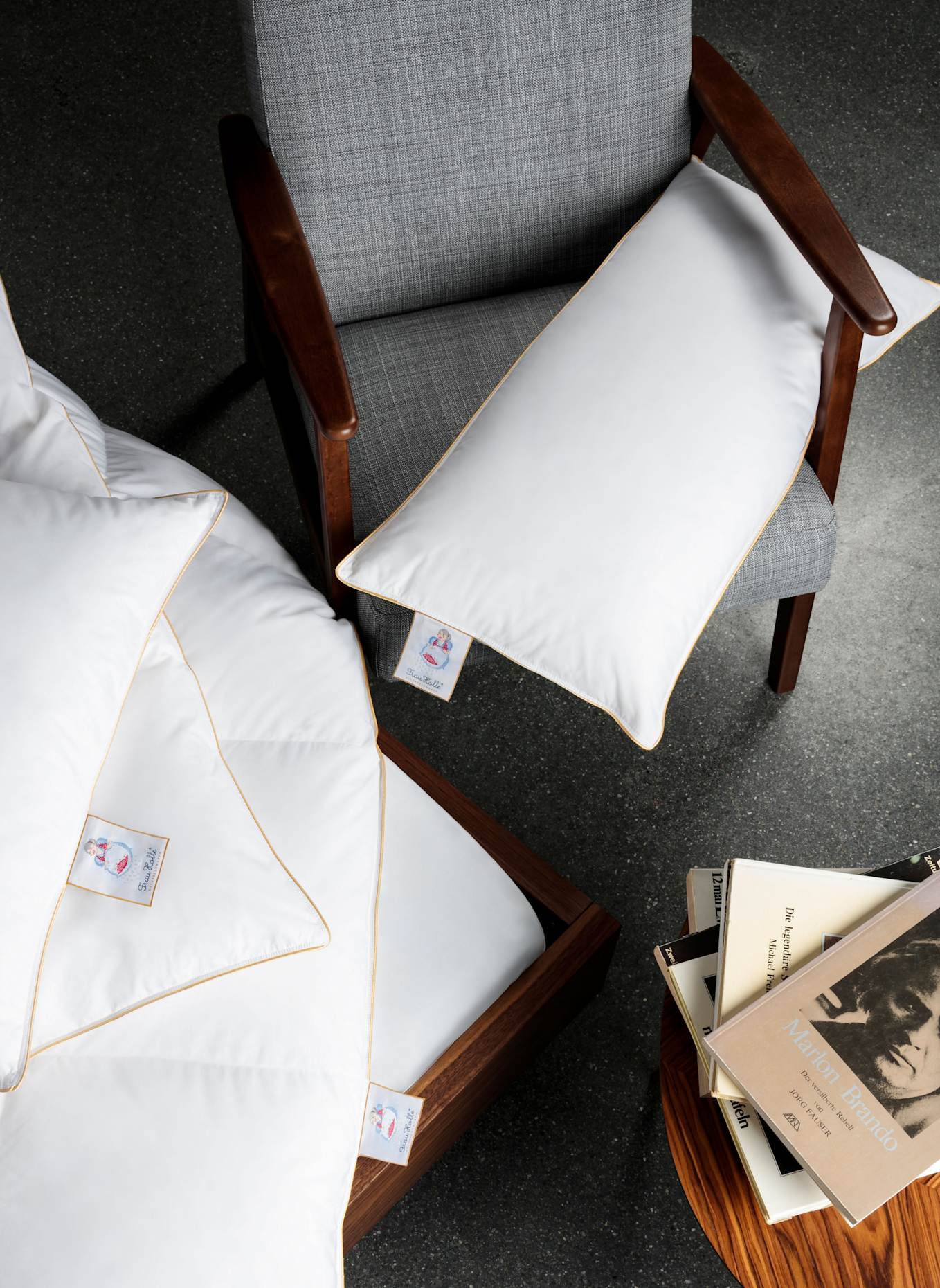 FRAU HOLLE Kinderkissen PREMIUM: WEISS