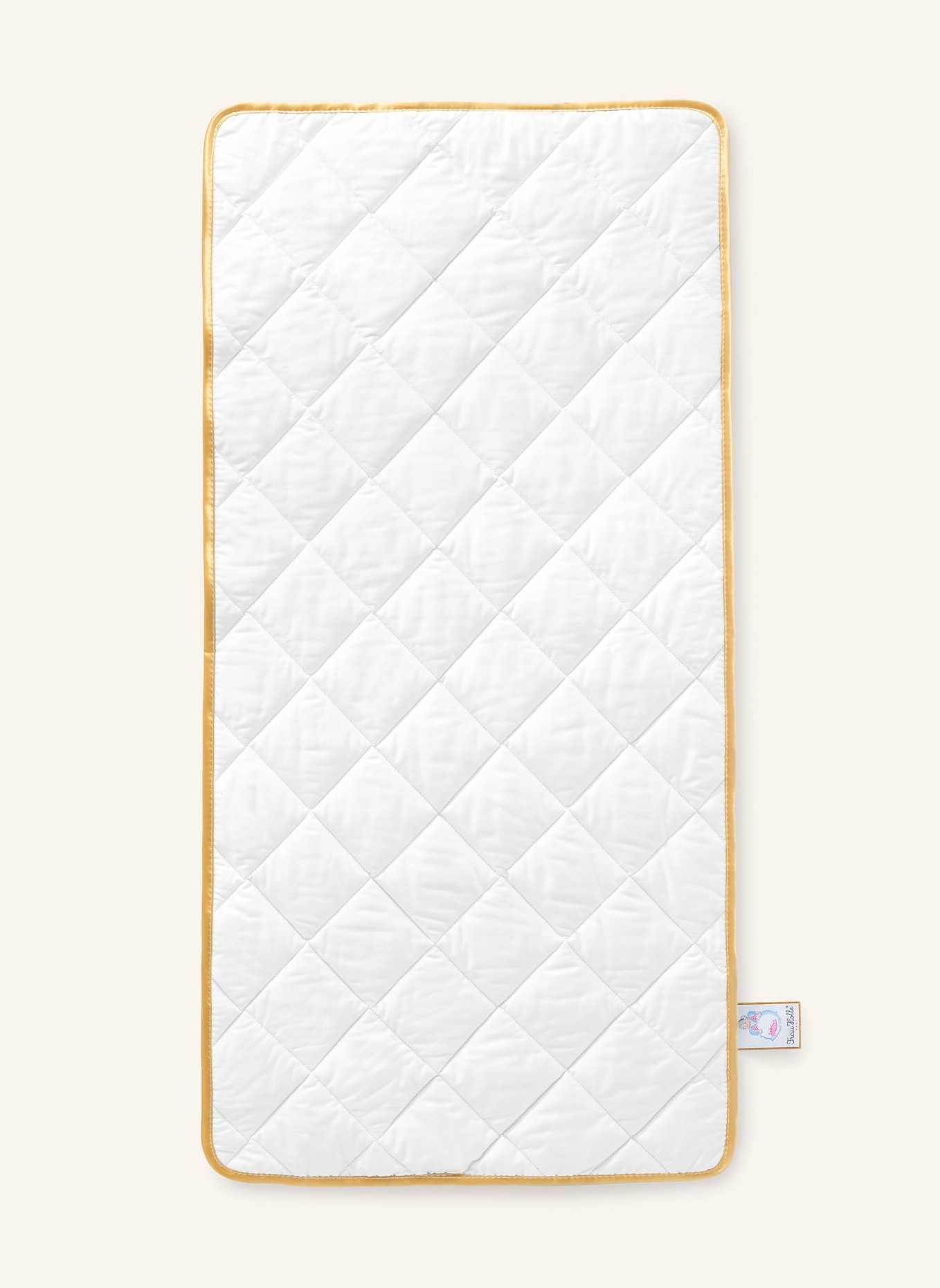 FRAU HOLLE Matratzenauflage BABY: WEISS