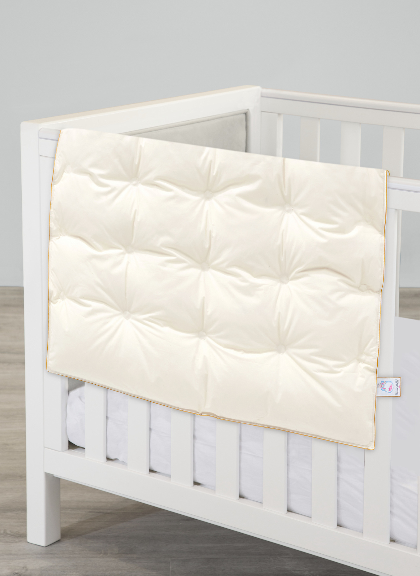 FRAU HOLLE Babybettdecke BABY: WEISS