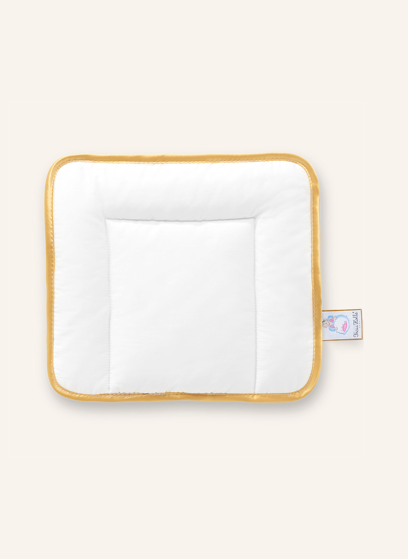 FRAU HOLLE Babykopfkissen BABY: WEISS