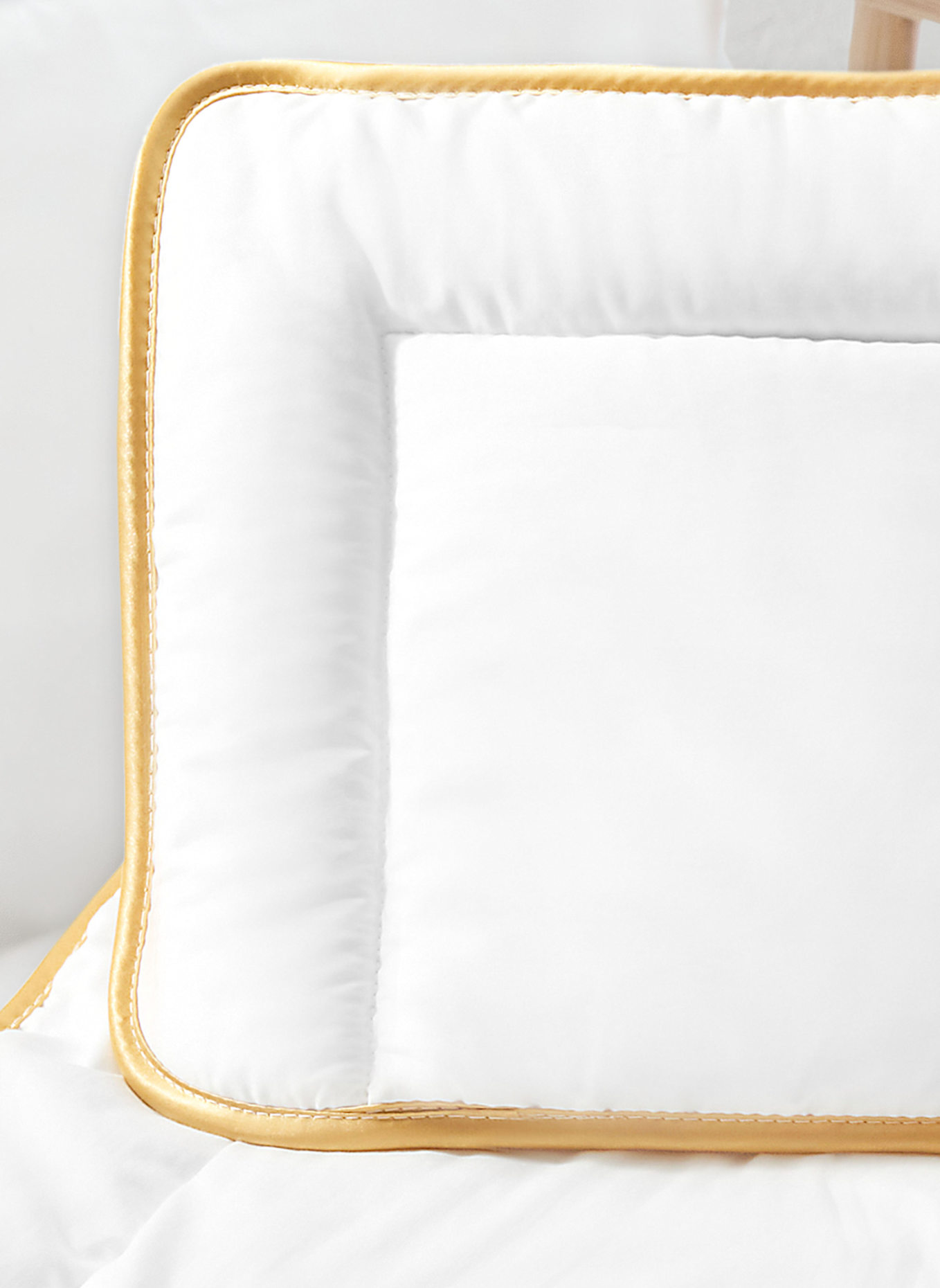 FRAU HOLLE Bettdecke-Kissen-Set BABY: WEISS