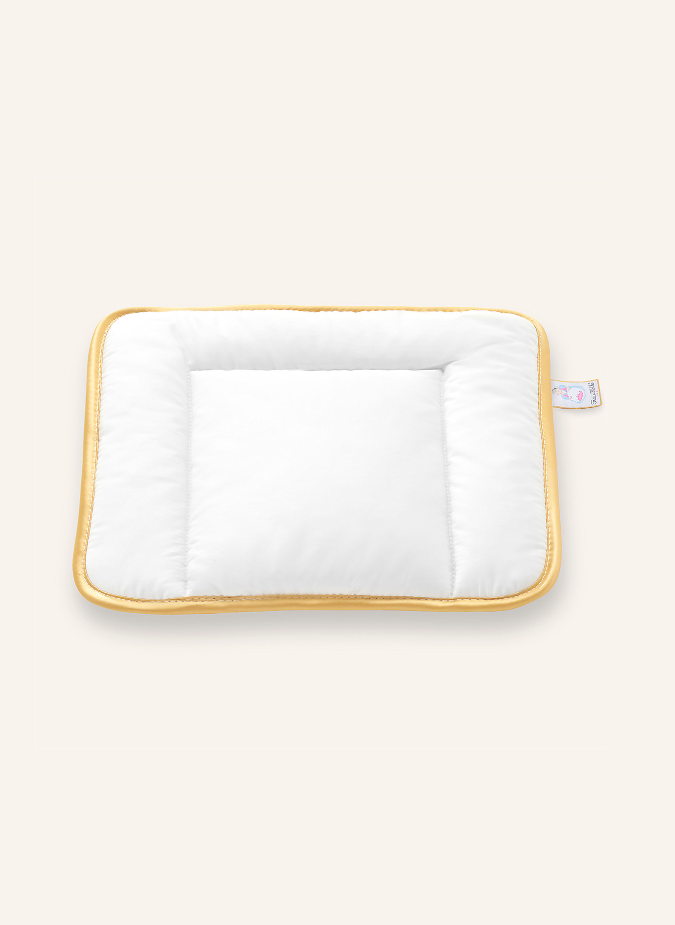 FRAU HOLLE Babykopfkissen BABY: WEISS