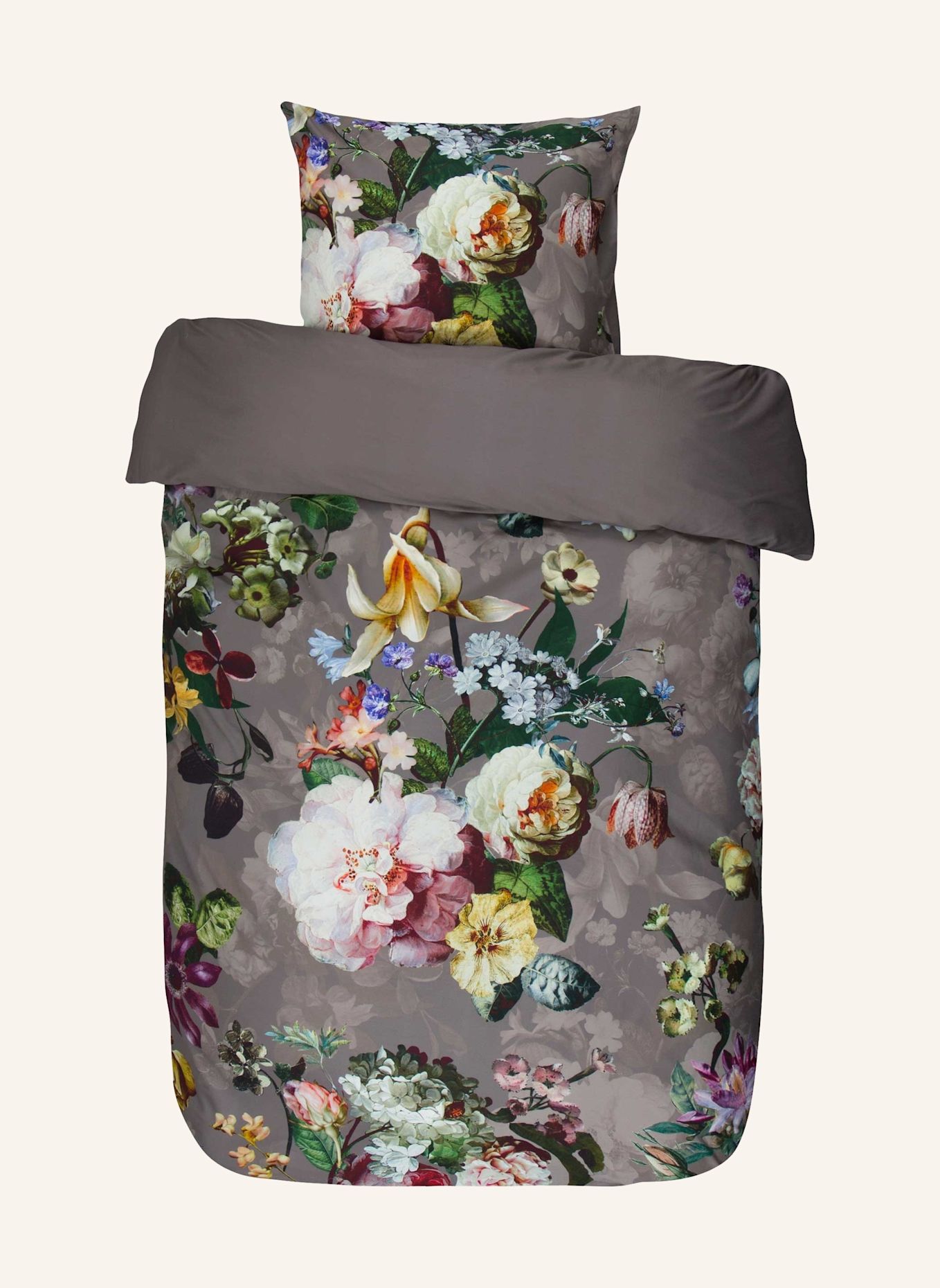 ESSENZA Bettwäsche FLEUR: TAUPE