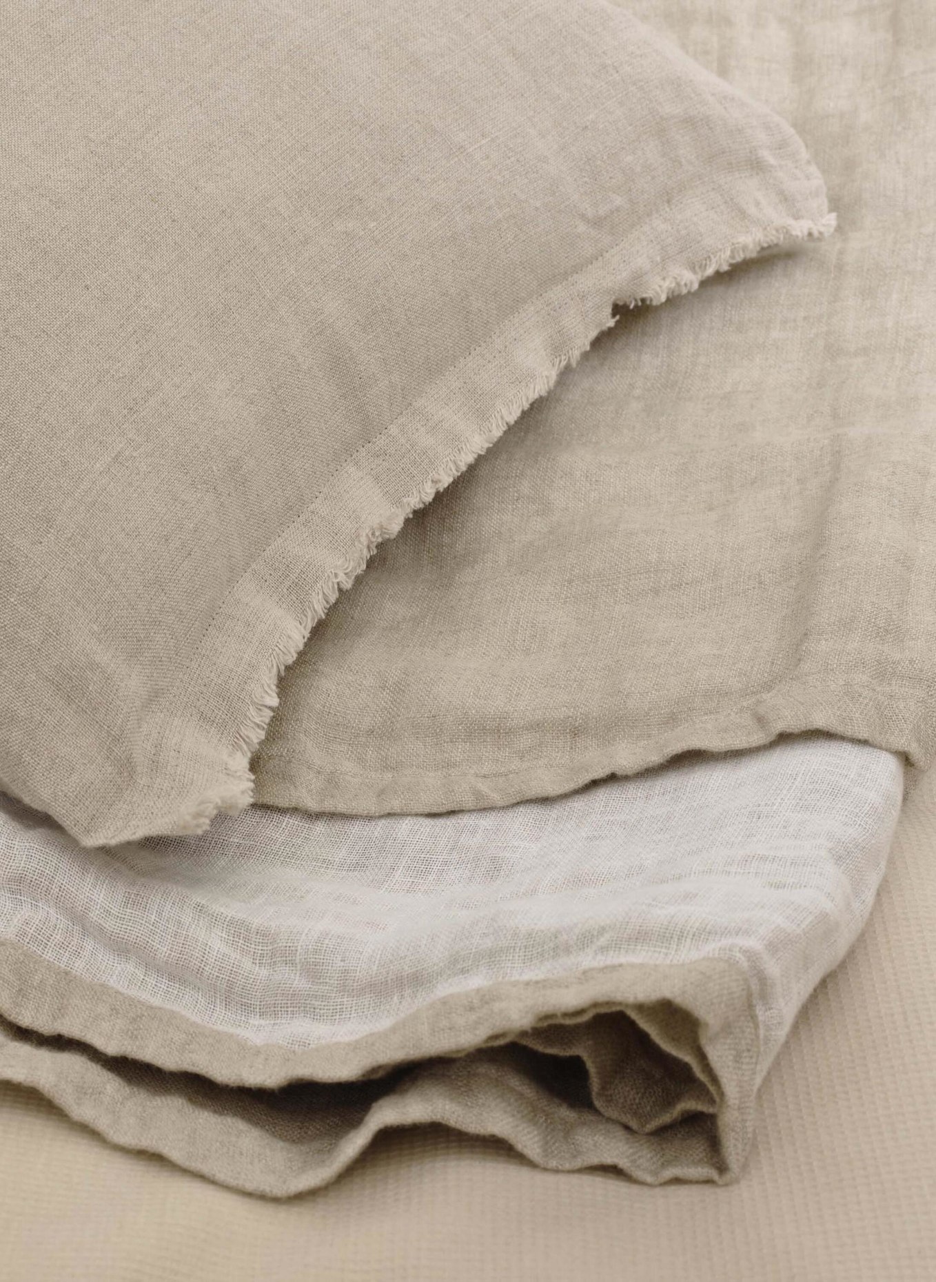 Marc O'Polo Tagesdecke LINKA: CAMEL/ TAUPE