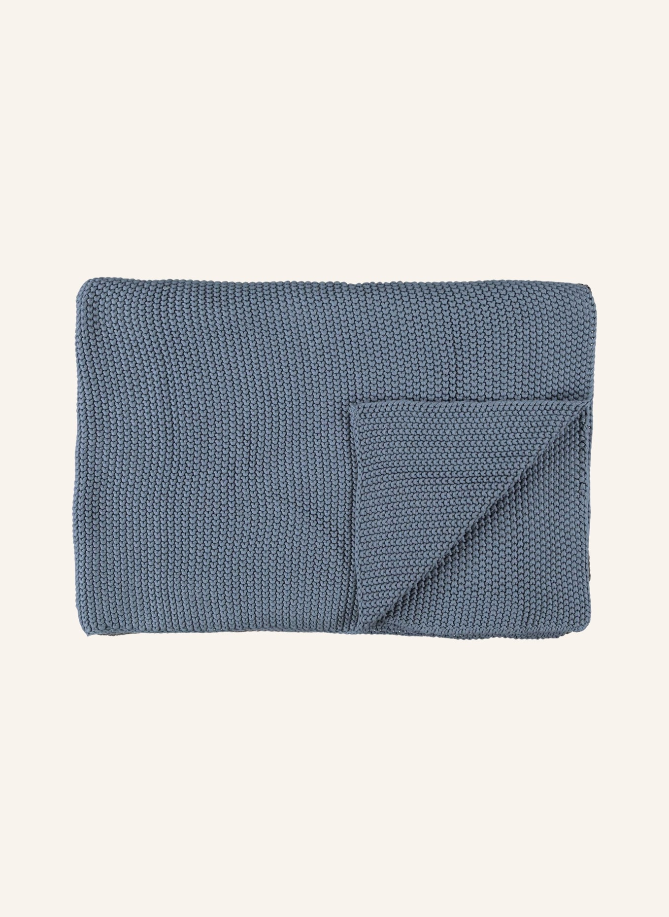 Marc O'Polo Plaid NORDIC KNIT, Farbe: BLAU (Bild 1)