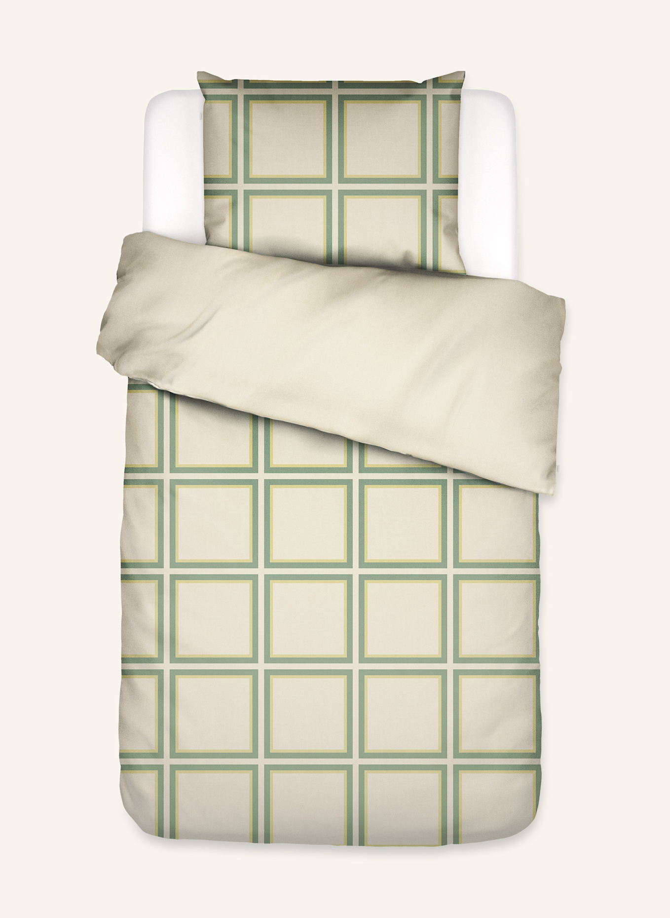 ESSENZA Bettwäsche LUCA: GRÜN