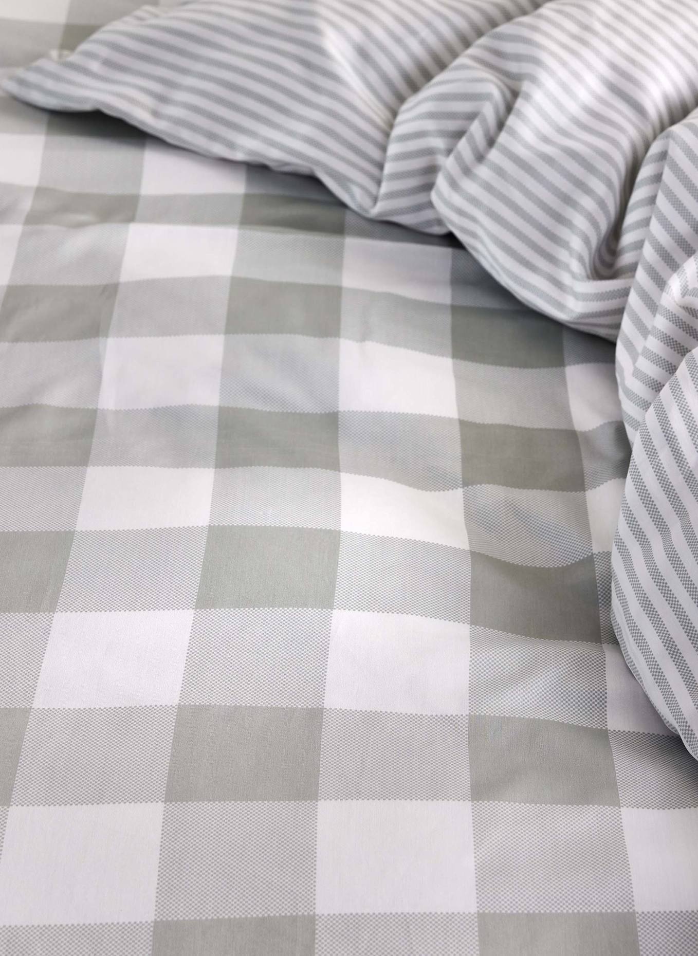 ESSENZA Bettwäsche CHESS: GRÜN