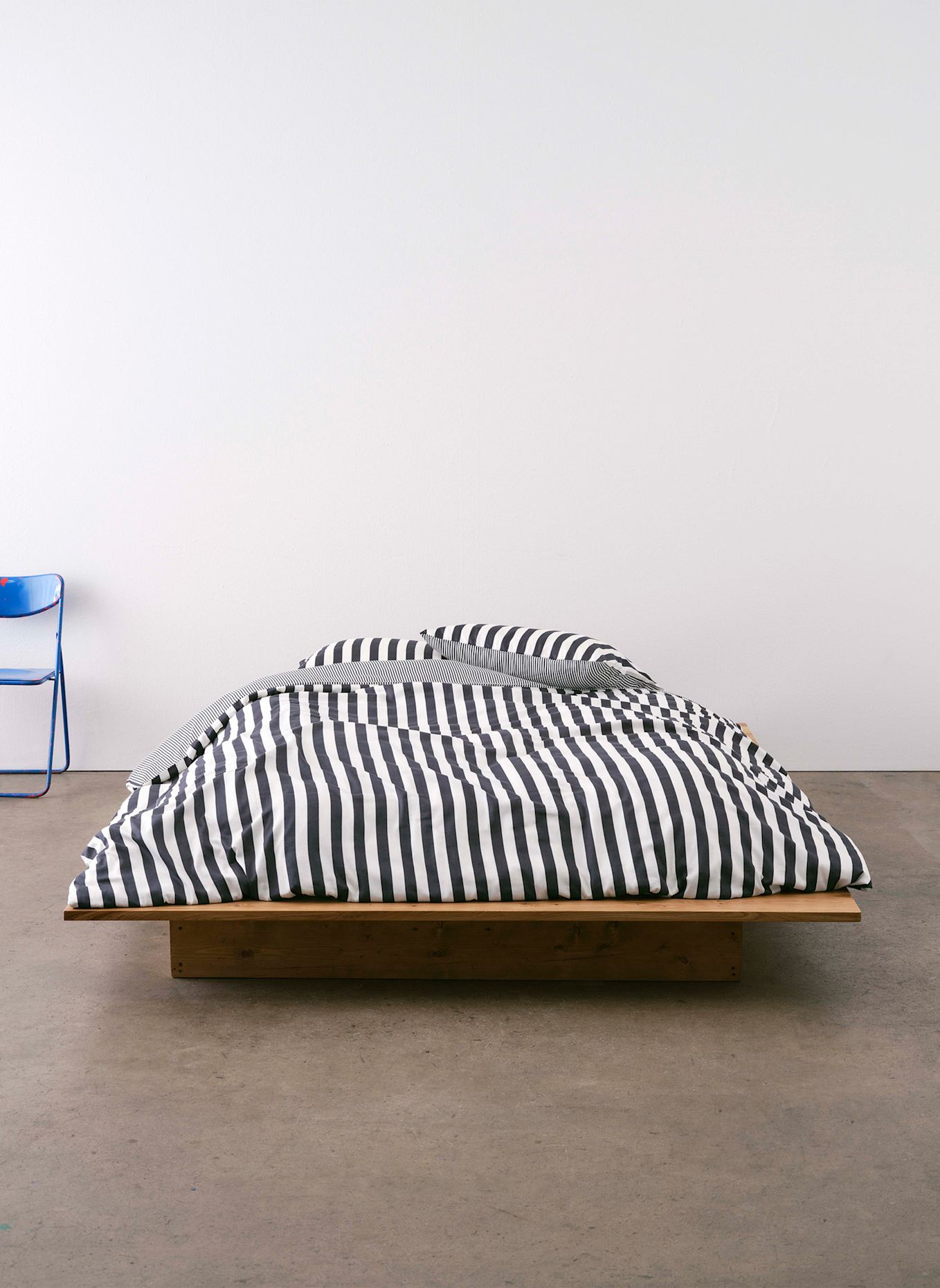 Marc O'Polo Bettwäsche CLASSIC STRIPE: BLAU