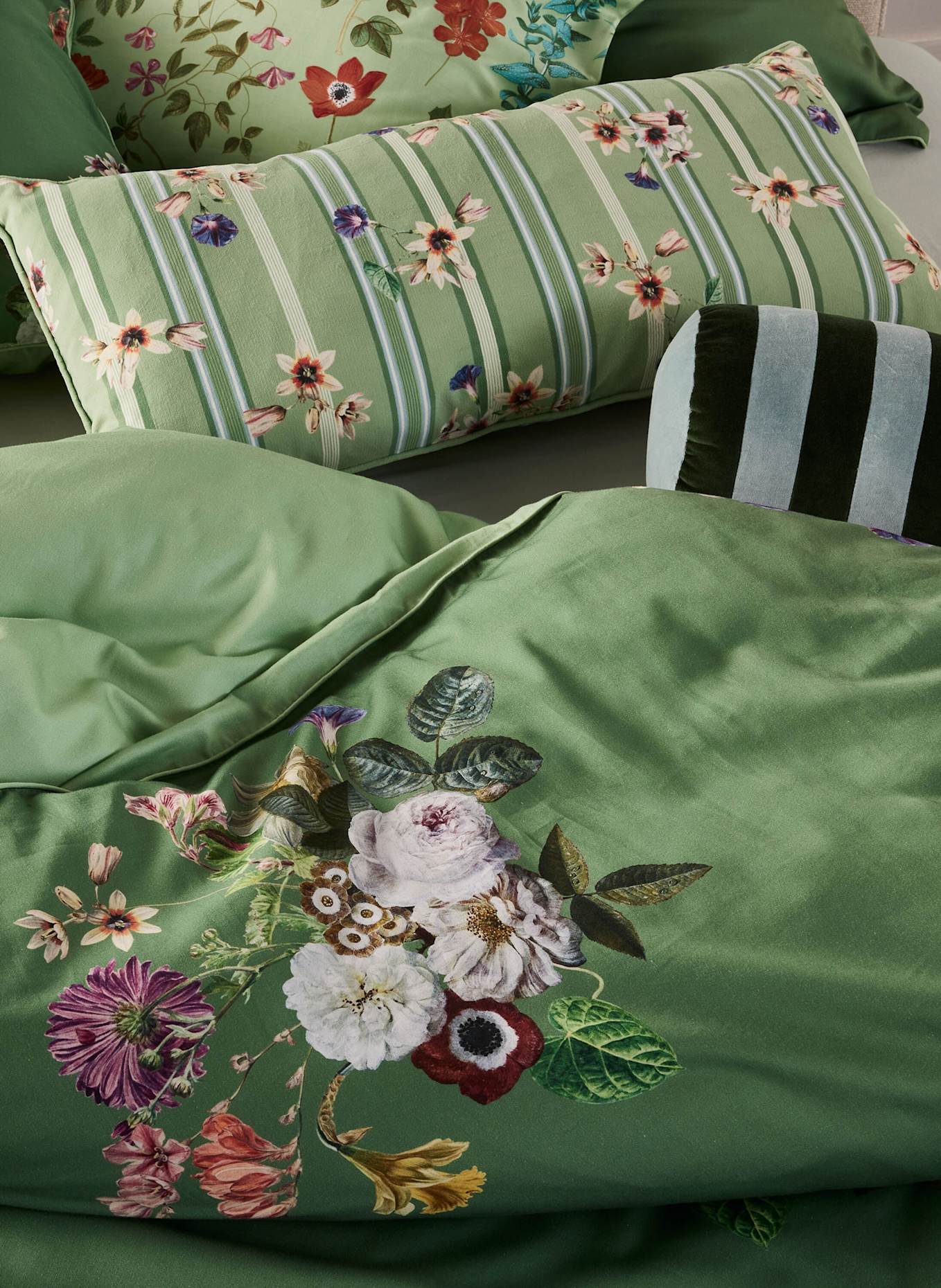 ESSENZA Bettwäsche LAURINE: GRÜN