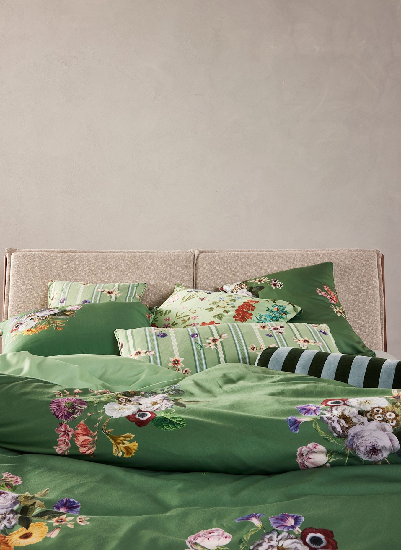 ESSENZA Bettwäsche LAURINE: GRÜN