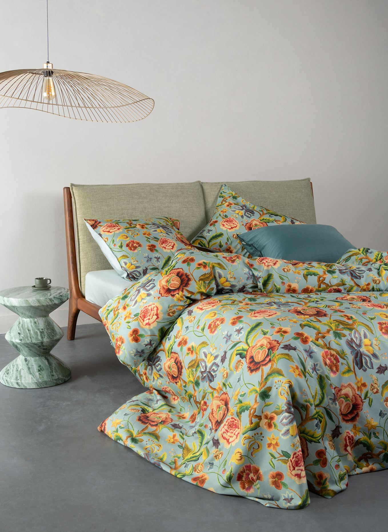 ESSENZA Bettwäsche ROSELINA: GRÜN