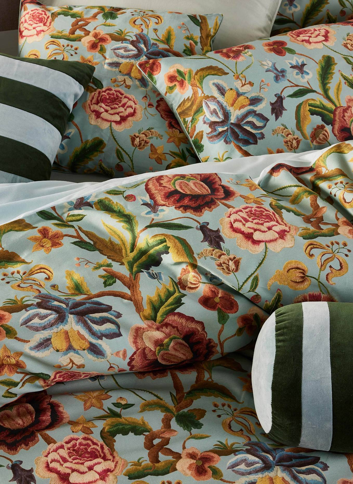 ESSENZA Bettwäsche ROSELINA: GRÜN