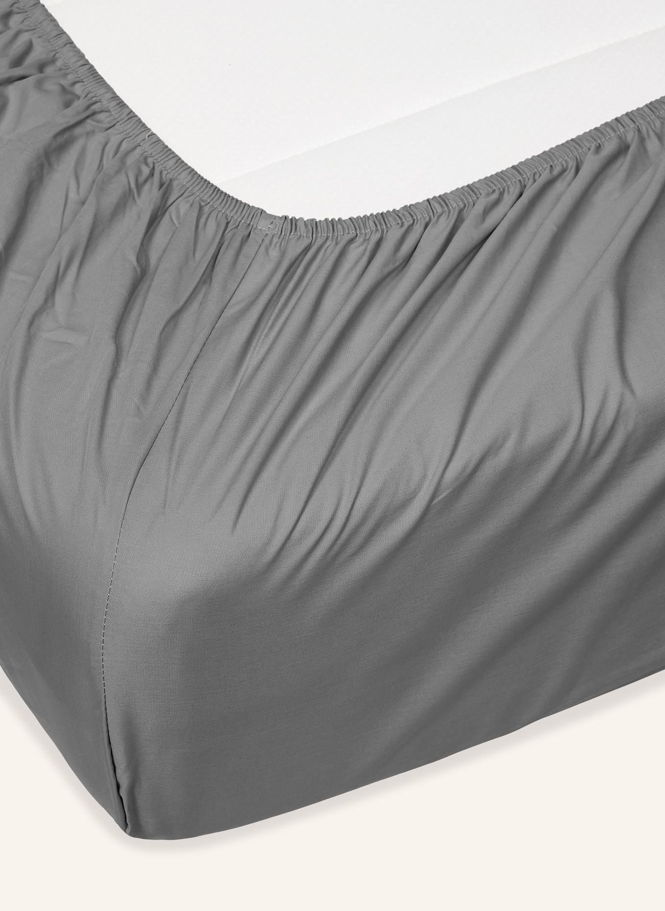 ESSENZA Spannbettlaken MINTE: GRAU