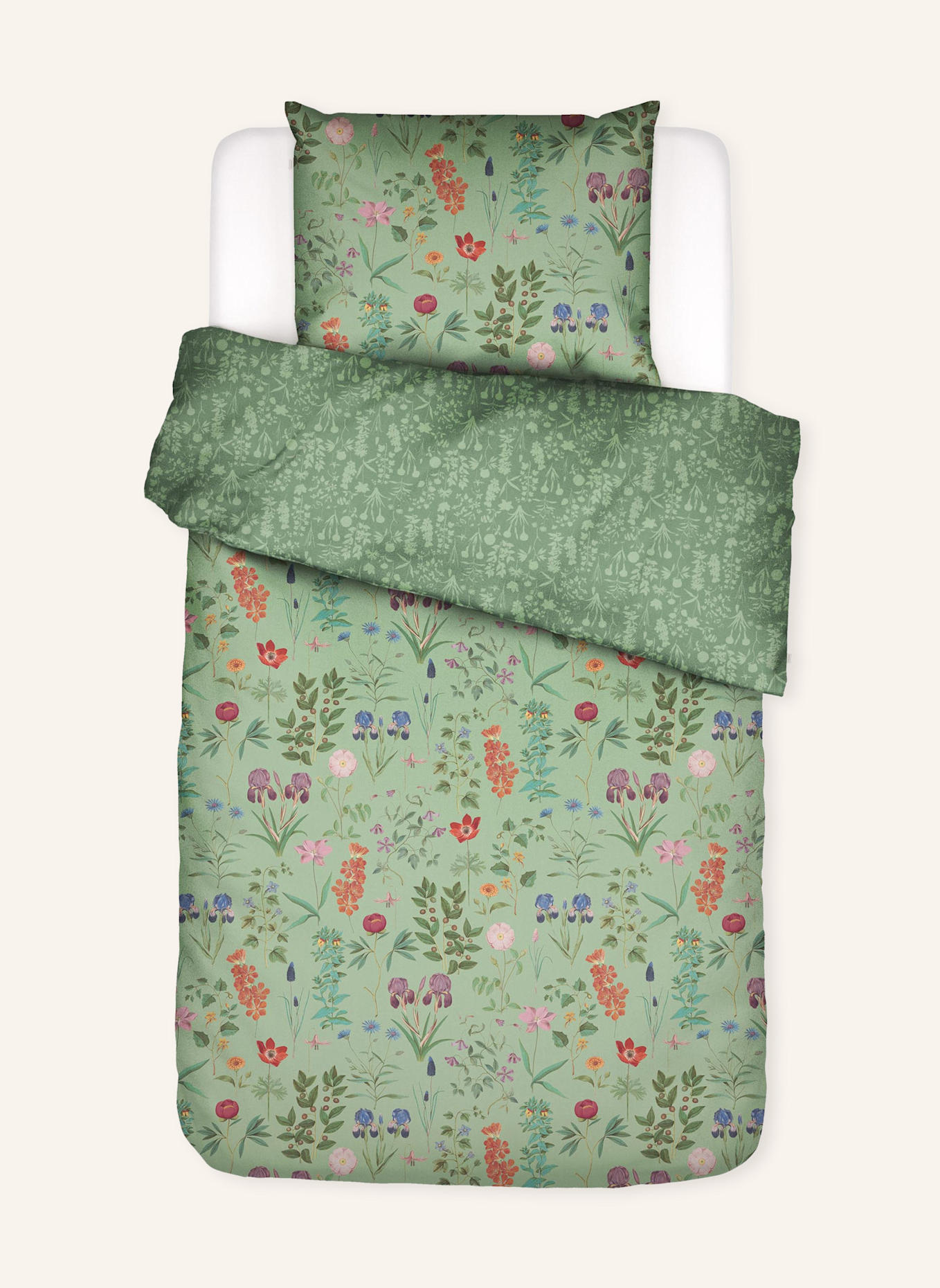 ESSENZA Bettwäsche MARIGOLD: GRÜN