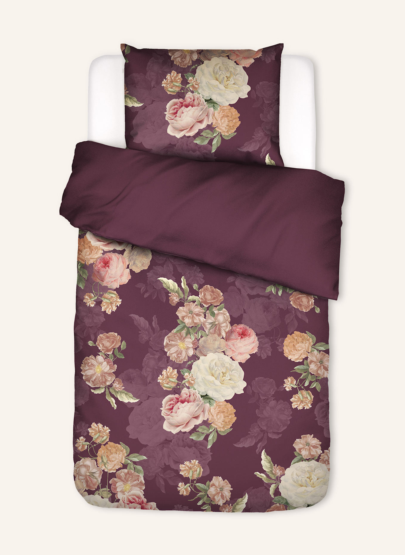 ESSENZA Bettwäsche ORIANNA: ROT