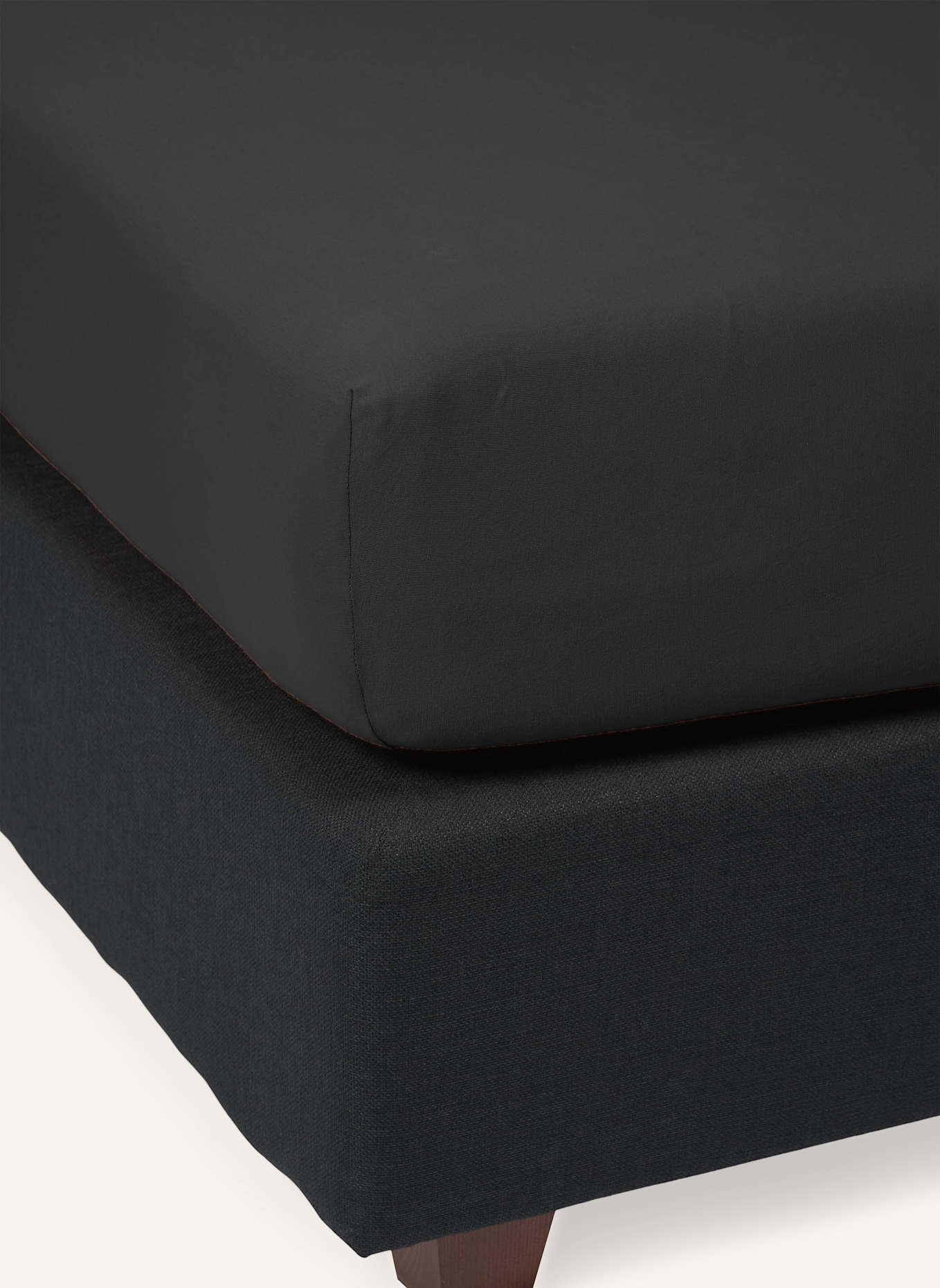 ESSENZA Spannbettlaken THE PERFECT ORGANIC JERSEY: GRAU