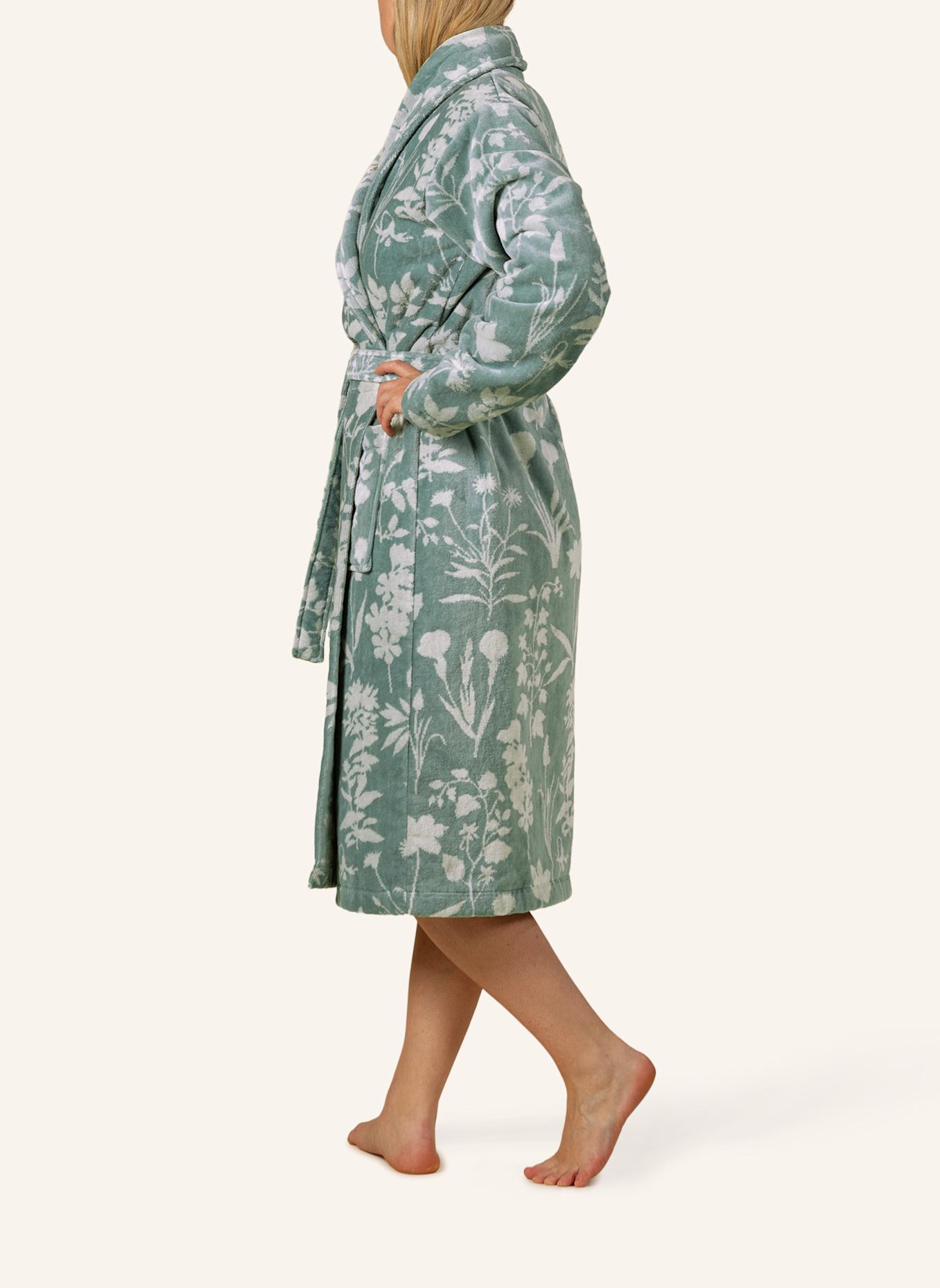 ESSENZA Bademantel MARIBEL: GRÜN