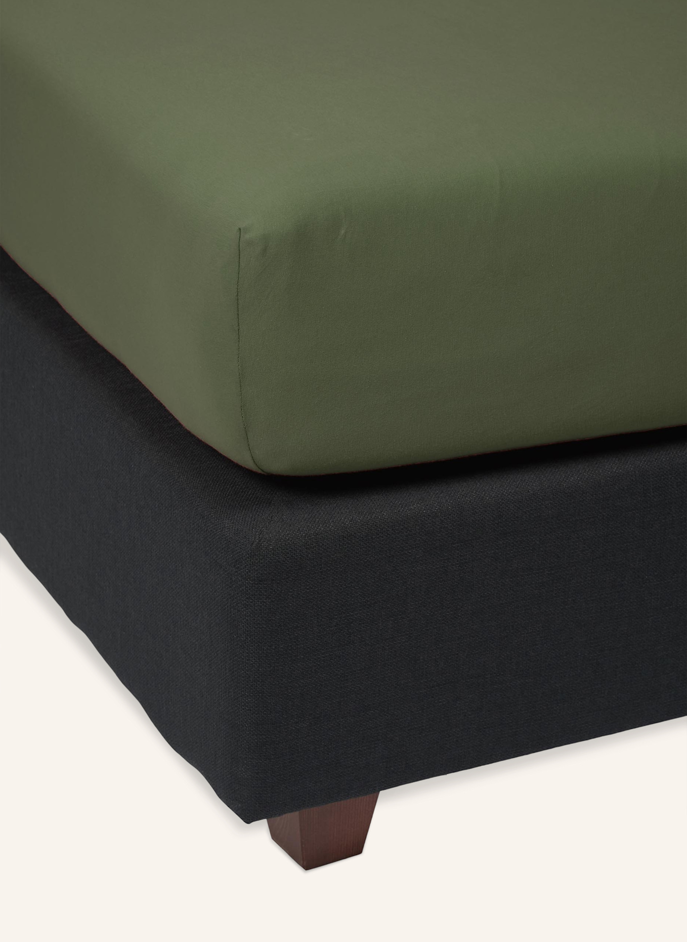 ESSENZA Spannbettlaken THE PERFECT ORGANIC JERSEY: GRÜN
