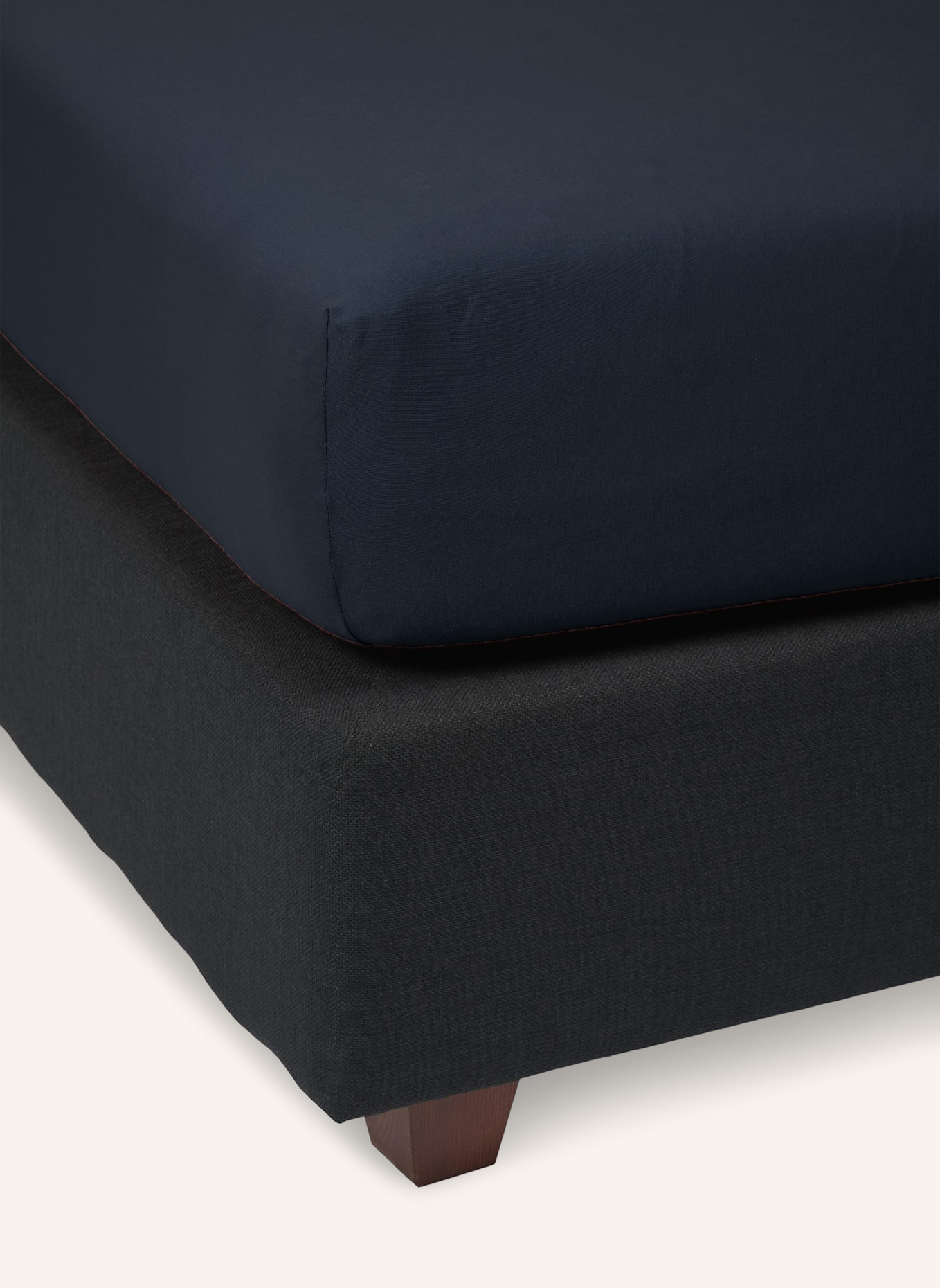 ESSENZA Spannbettlaken THE PERFECT ORGANIC JERSEY: BLAU