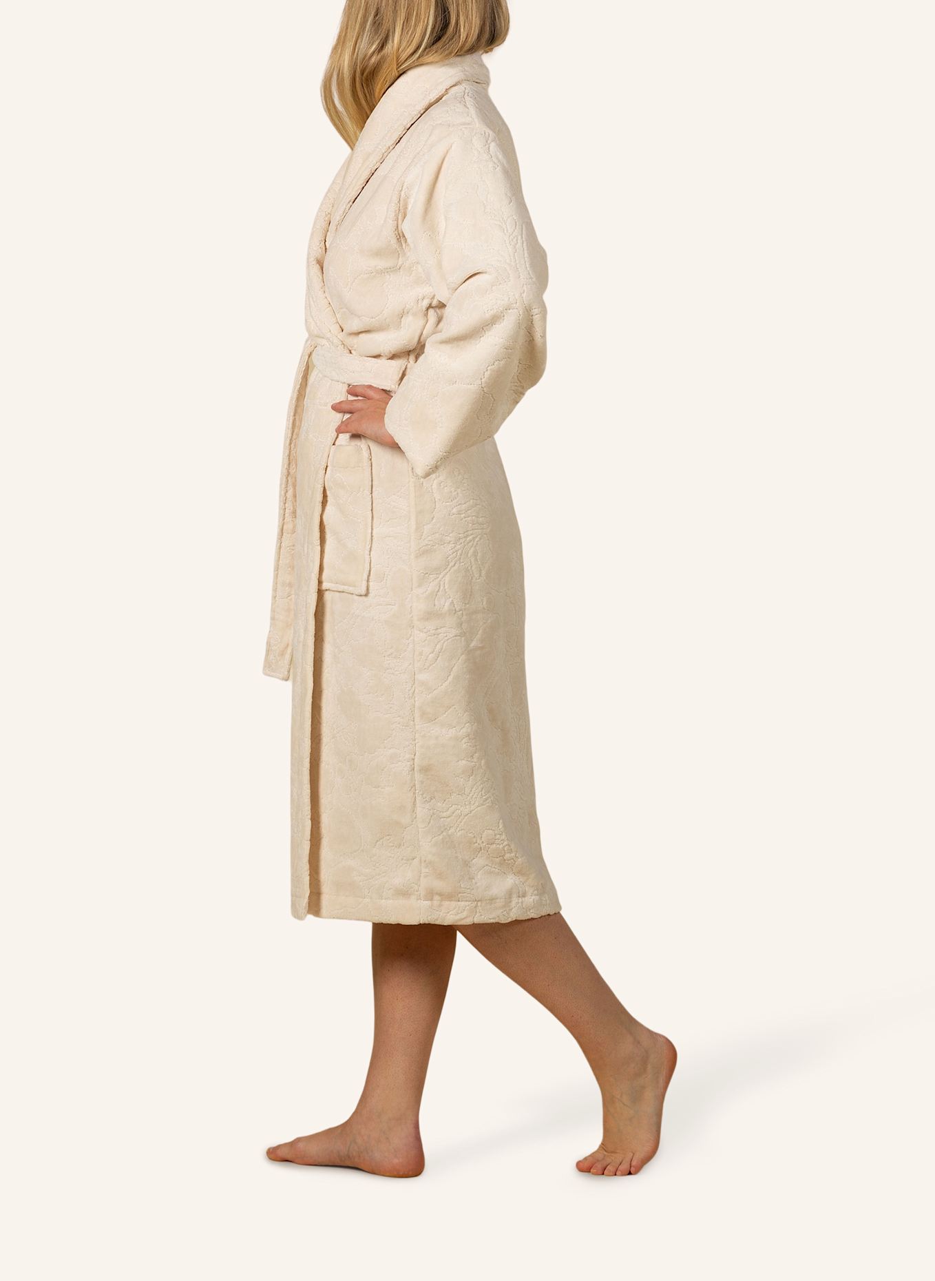 ESSENZA Bademantel ROSIE: CAMEL/ TAUPE