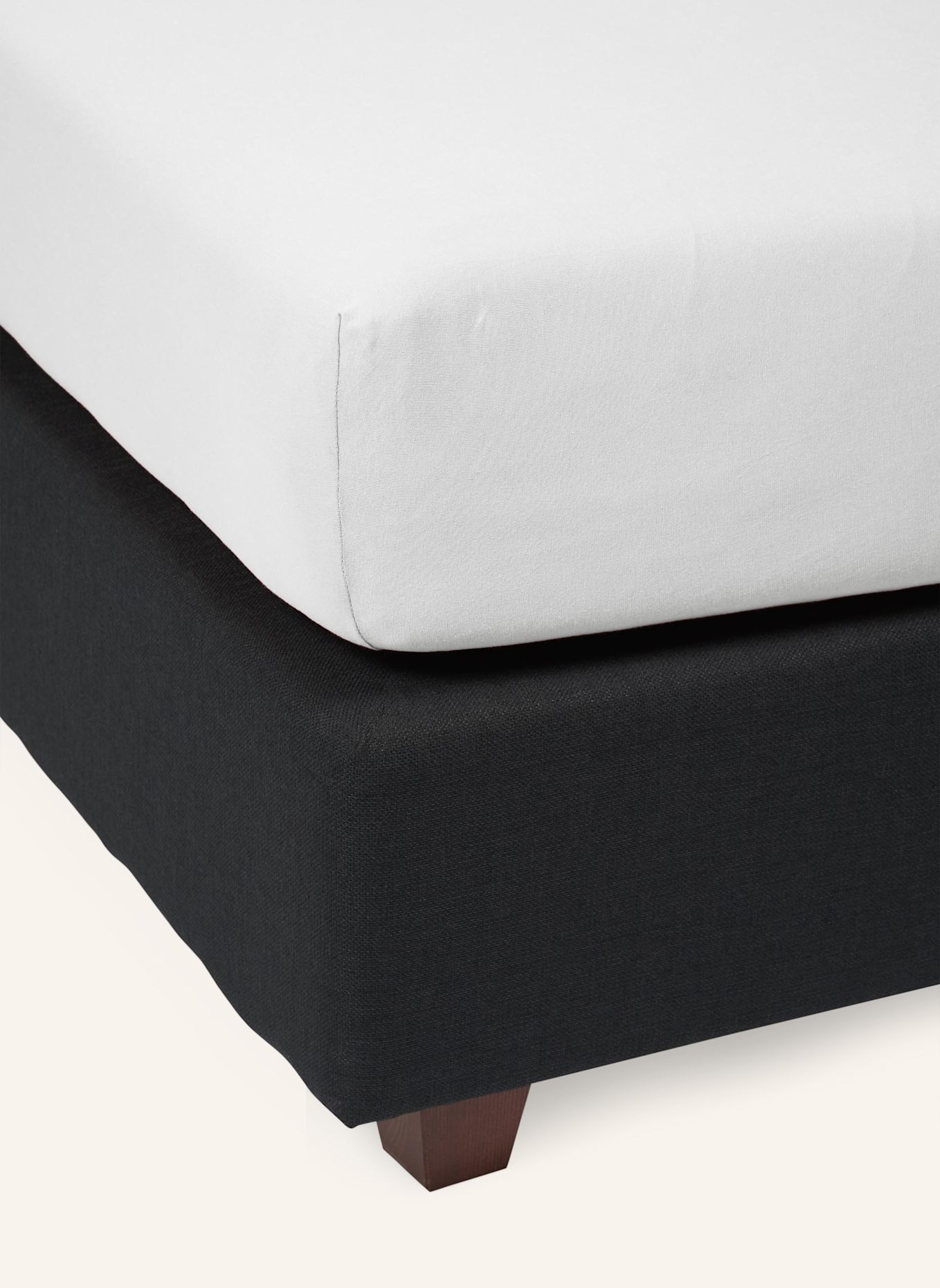 ESSENZA Spannbettlaken THE PERFECT ORGANIC JERSEY: WEISS