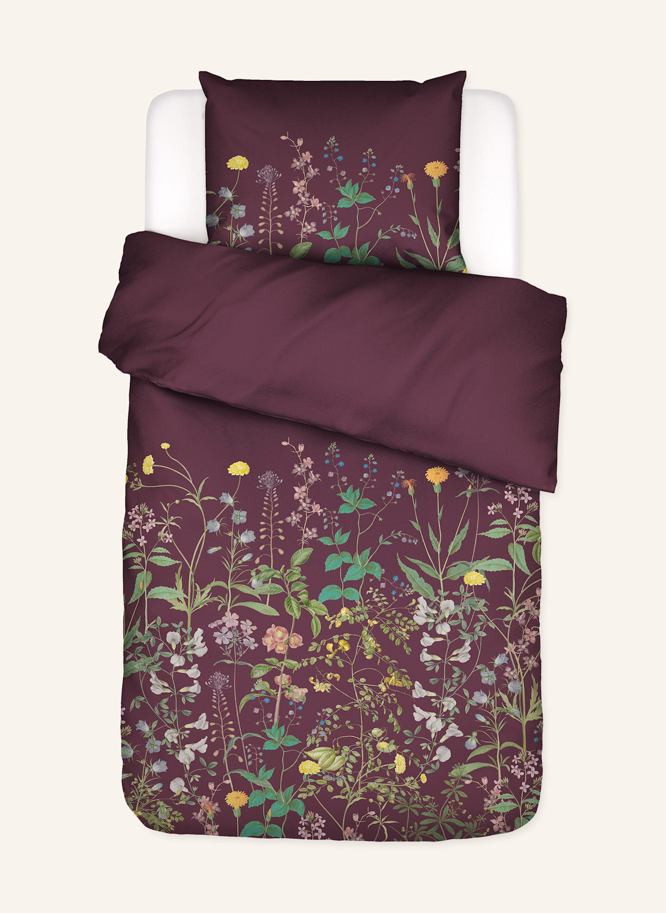 ESSENZA Bettwäsche AUGUSTINA: ROT